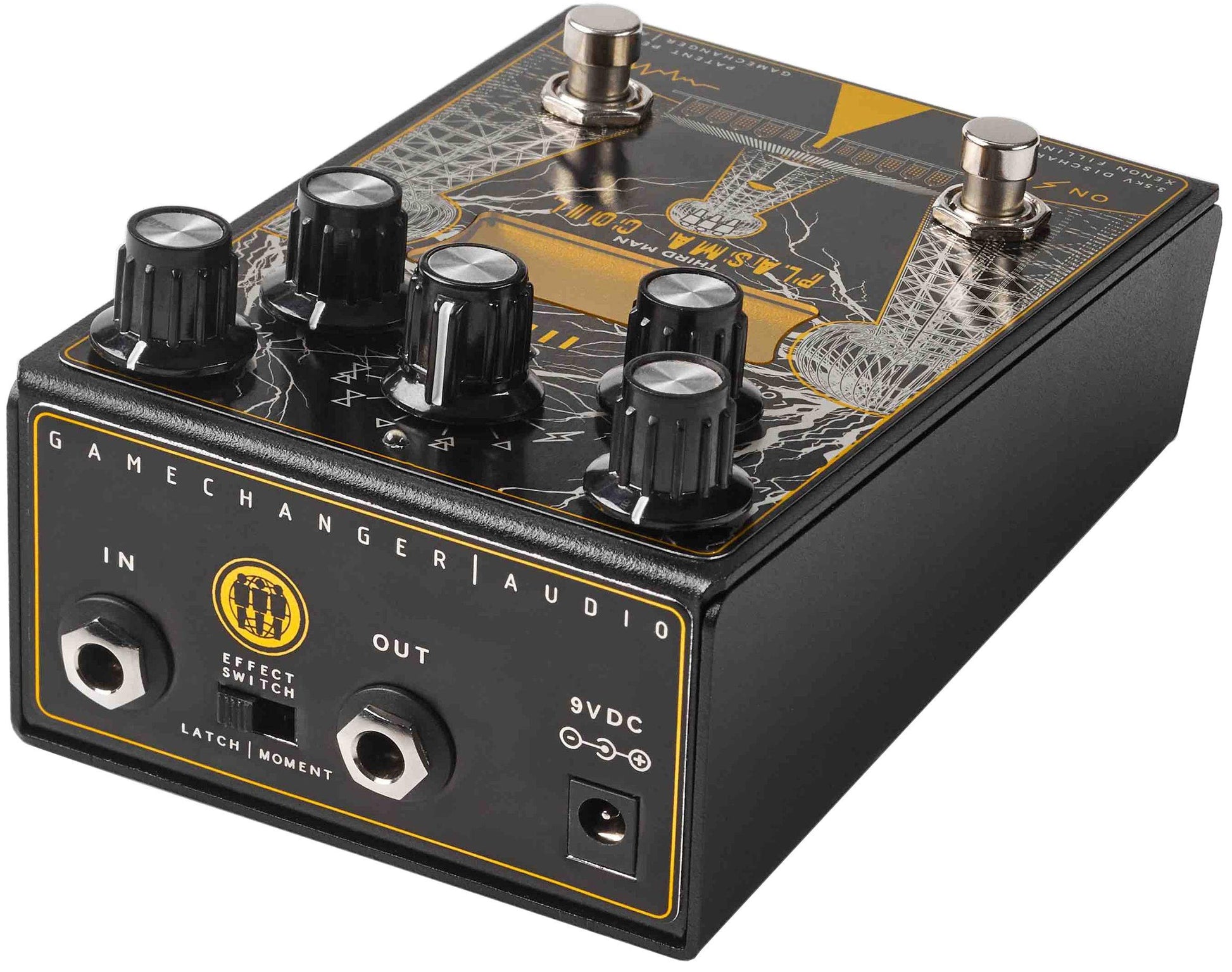 Gamechanger Audio Third Man Records Plasma Coil Pedal de efecto distorsión de alto voltaje