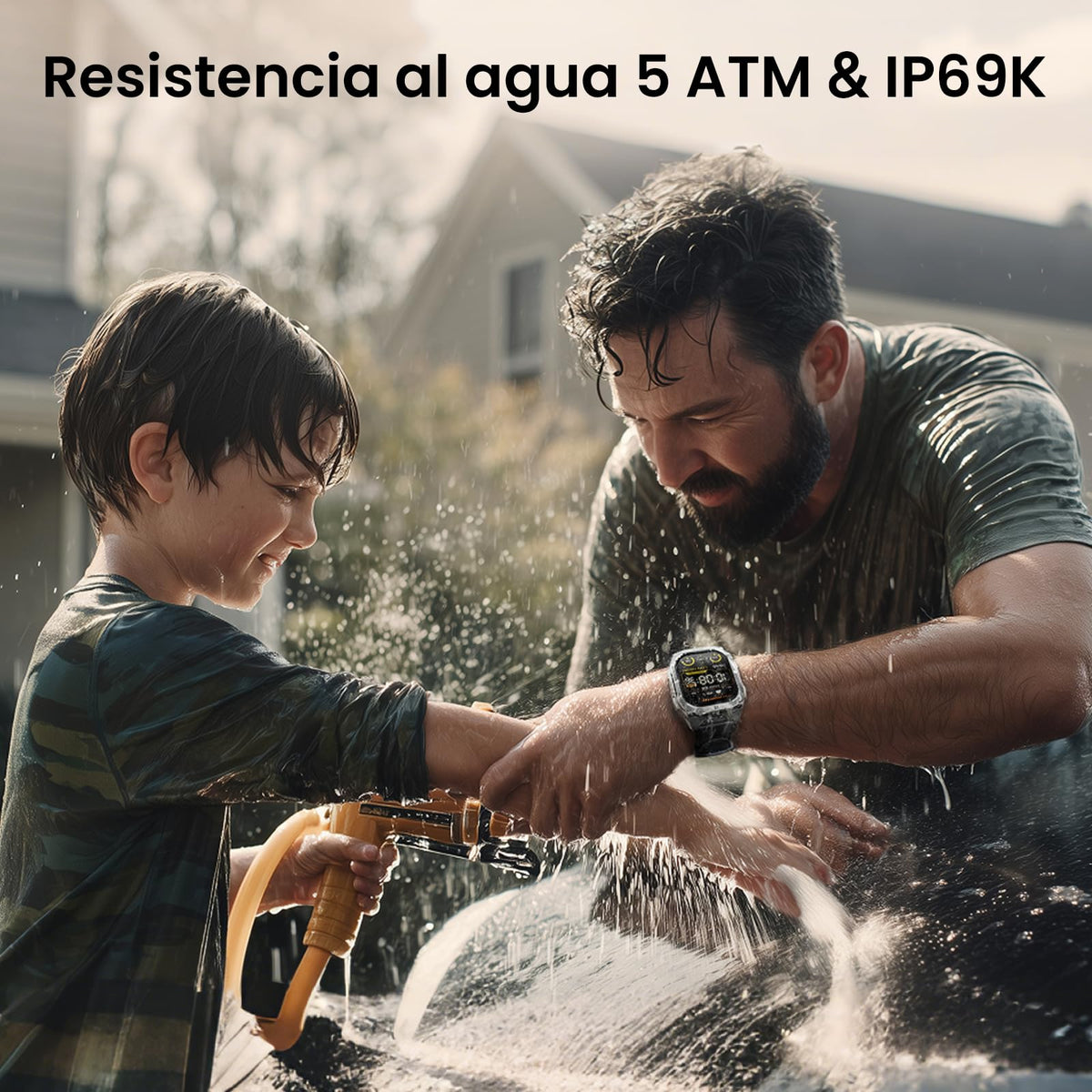 Reloj Inteligente KOSPET TANK M4C Negro AMOLED GPS Bluetooth para iOS y Android