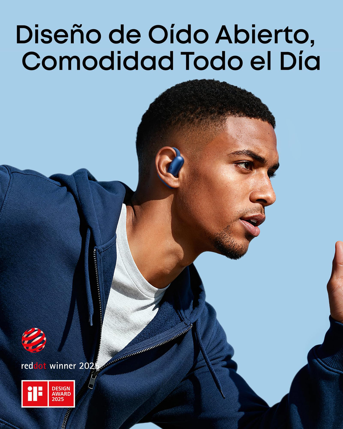 Audífonos de Oído Abierto Soundcore Anker Azul AeroFit 2