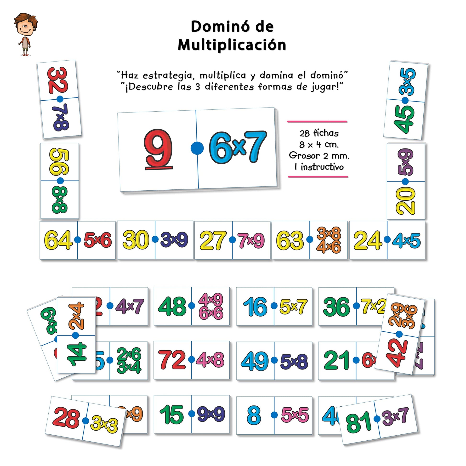 Juego Educativo de Matemáticas Totte Infantil Piezas Autocorregibles Extra Grandes y Gruesas