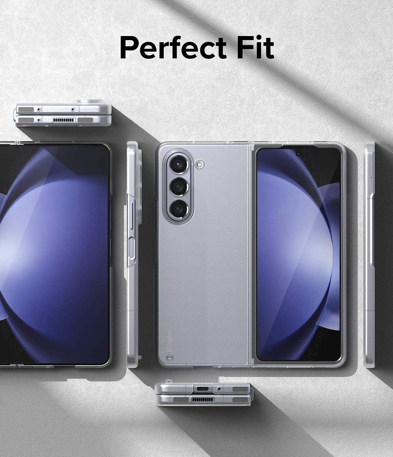 Funda Slim Ringke Mate Transparente Anti Huella para Samsung Galaxy Z Fold 5 5G