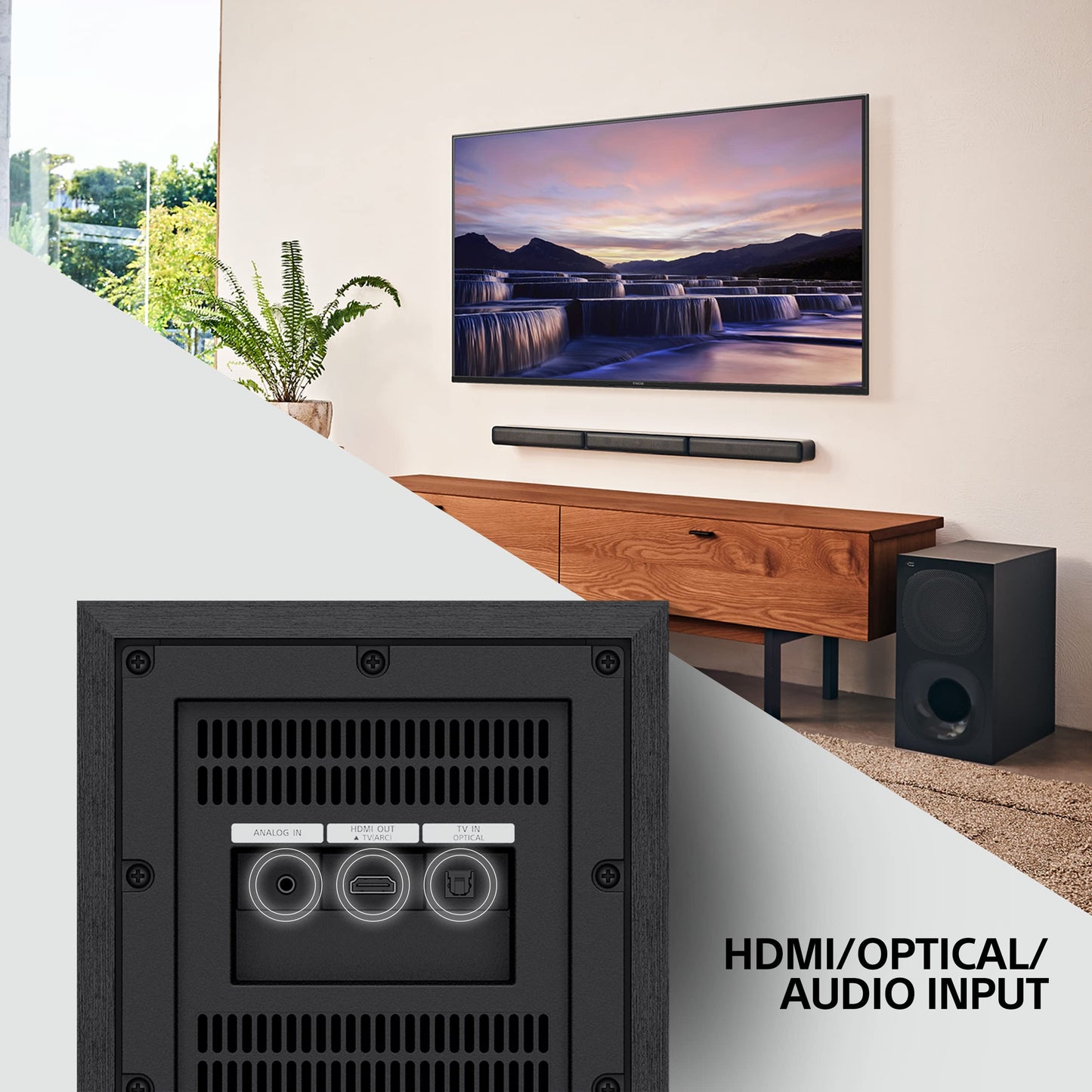 Sony HT-S40R Sistema de barra de sonido de cine en casa de 5.1 canales (reacondicionado)