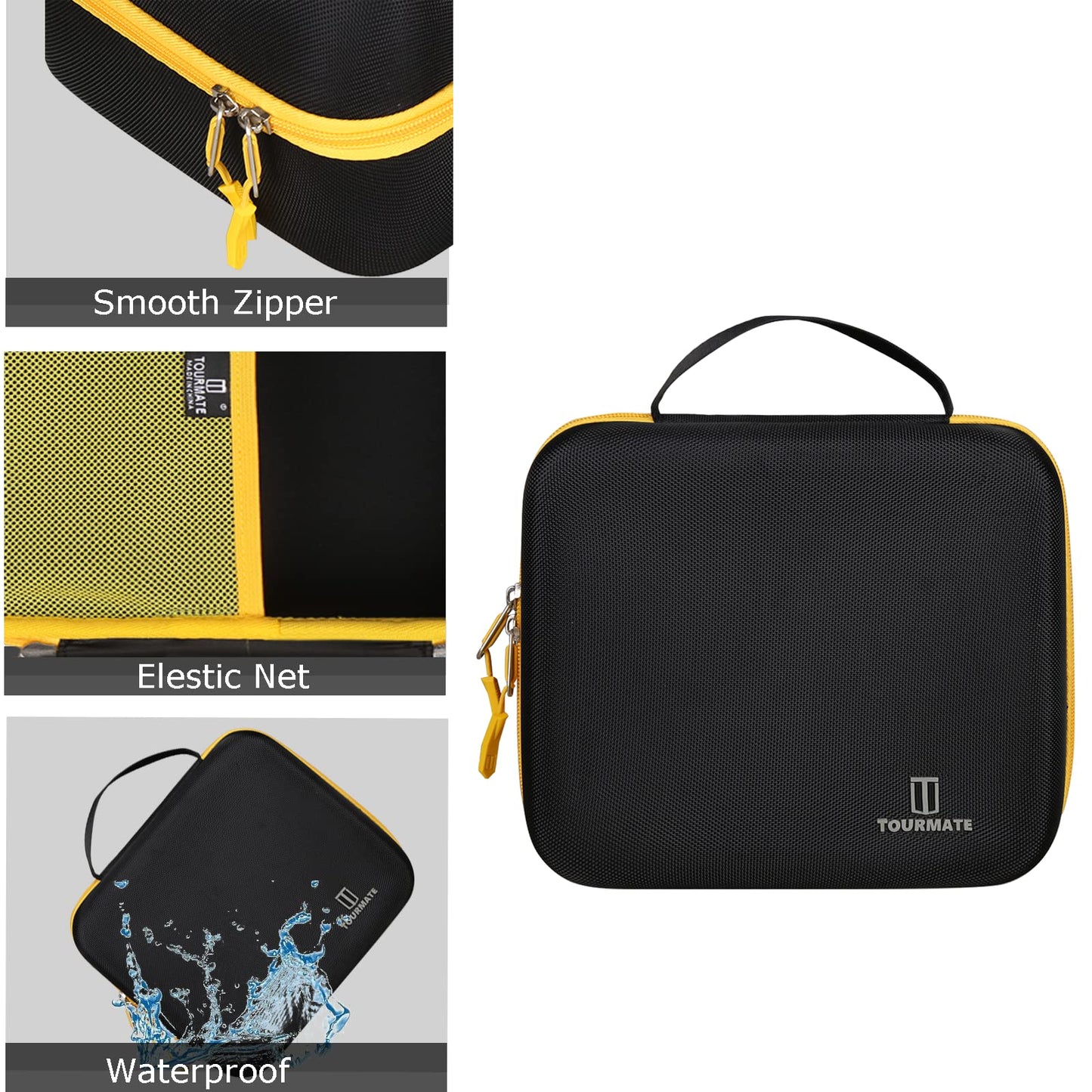 Funda rígida Tourmate compatible con lijadora de órbita aleatoria DEWALT DWE6423 y lijadora de palma DEWALT DWE6411K