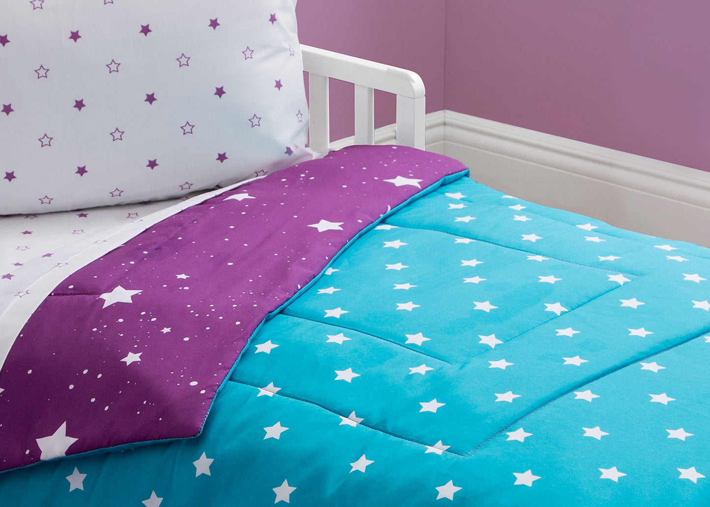 Juego de ropa de cama de 4 piezas para niña (cama infantil)