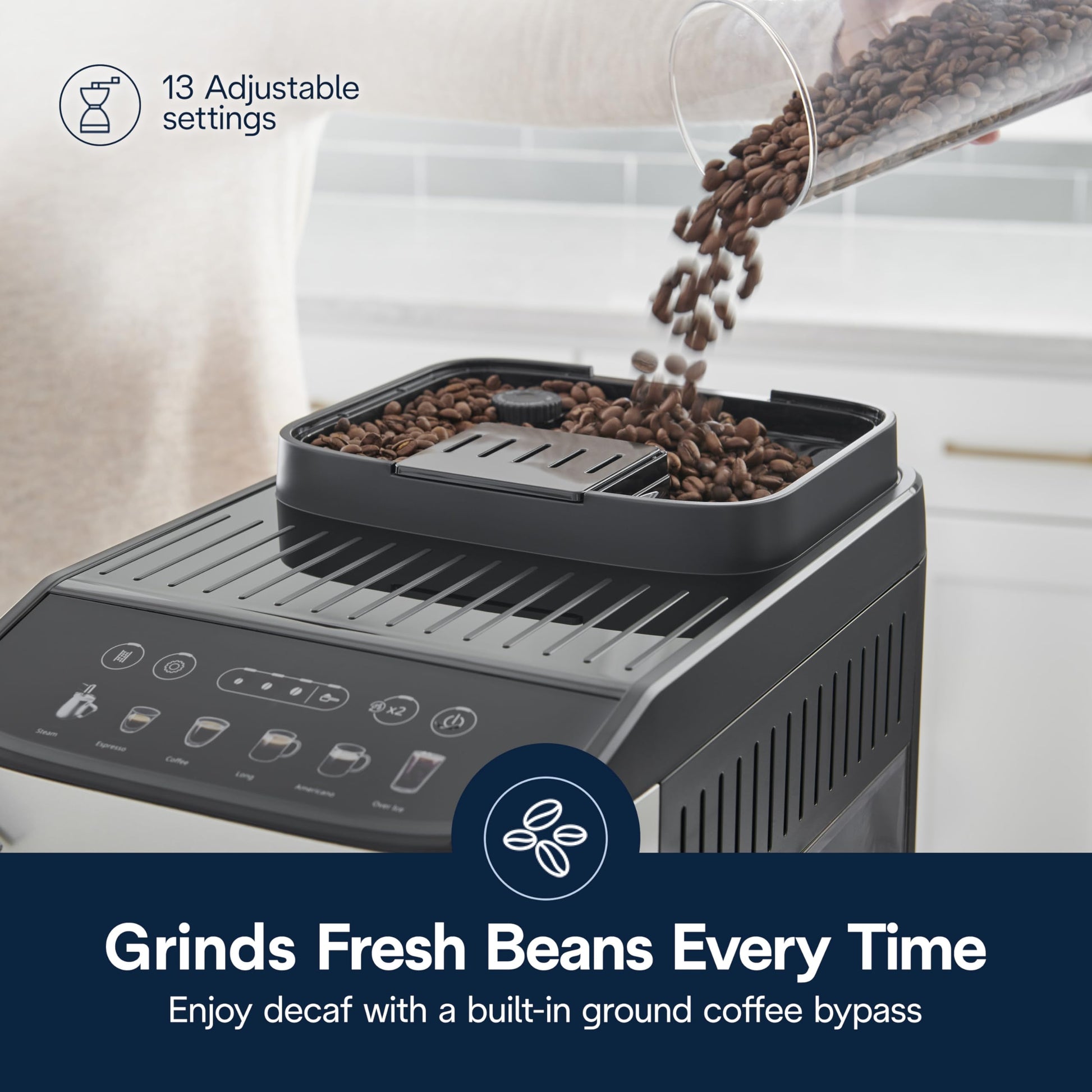 De'Longhi Cafetera Superautomática ECAM29043SB Magnifica Evo