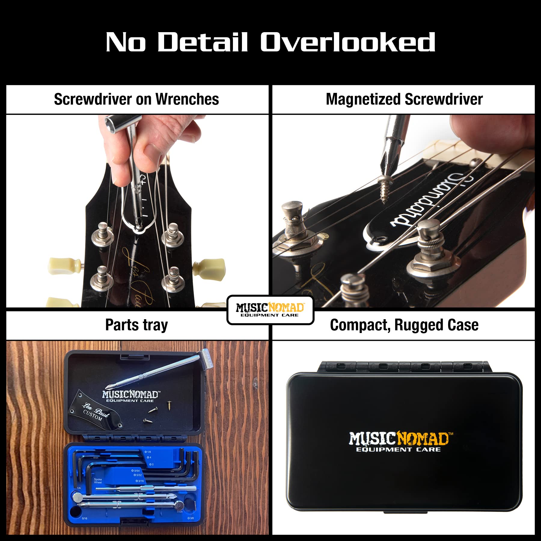 MusicNomad - Juego de llaves para barra de guitarra, 11 unidades MN235