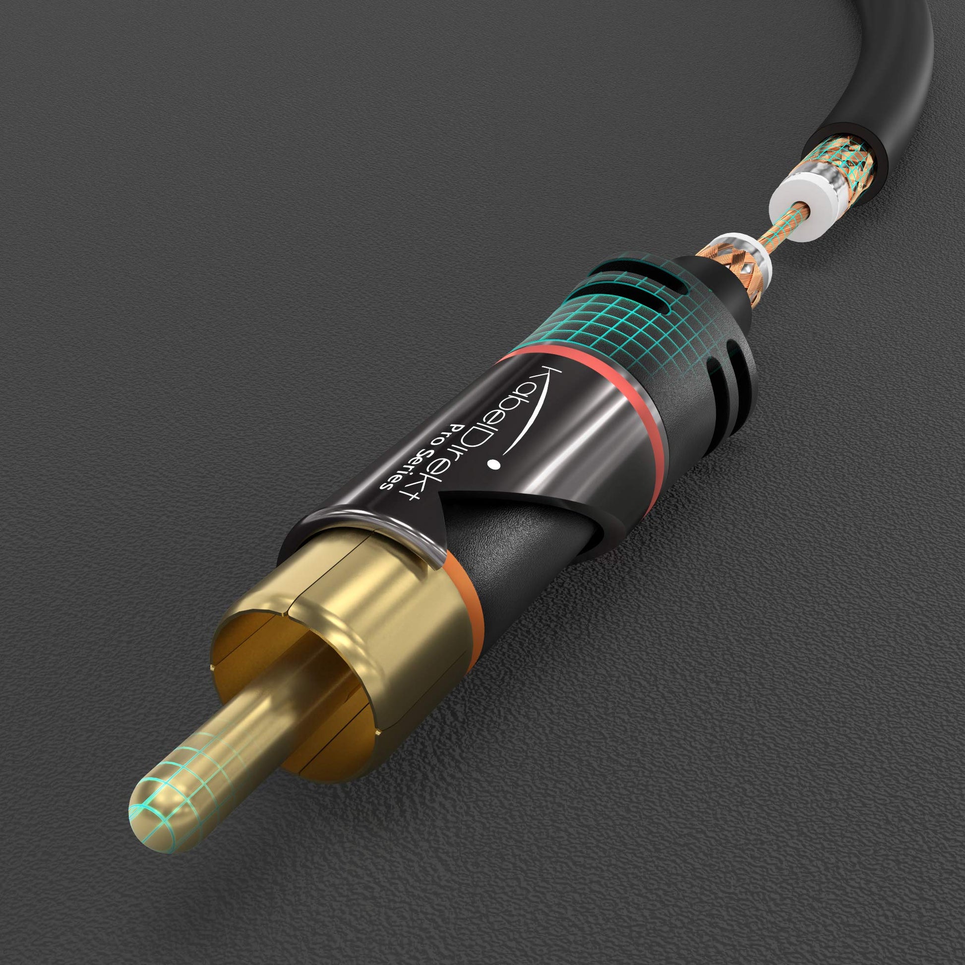KabelDirekt – Cable RCA Coaxial – 1×2 – 15ft/4.5m – serie PRO, 1 a 2