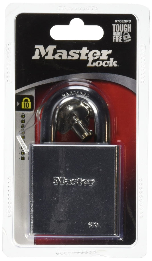 Candado Master Lock 670D Máxima Seguridad llave tubular 60 mm