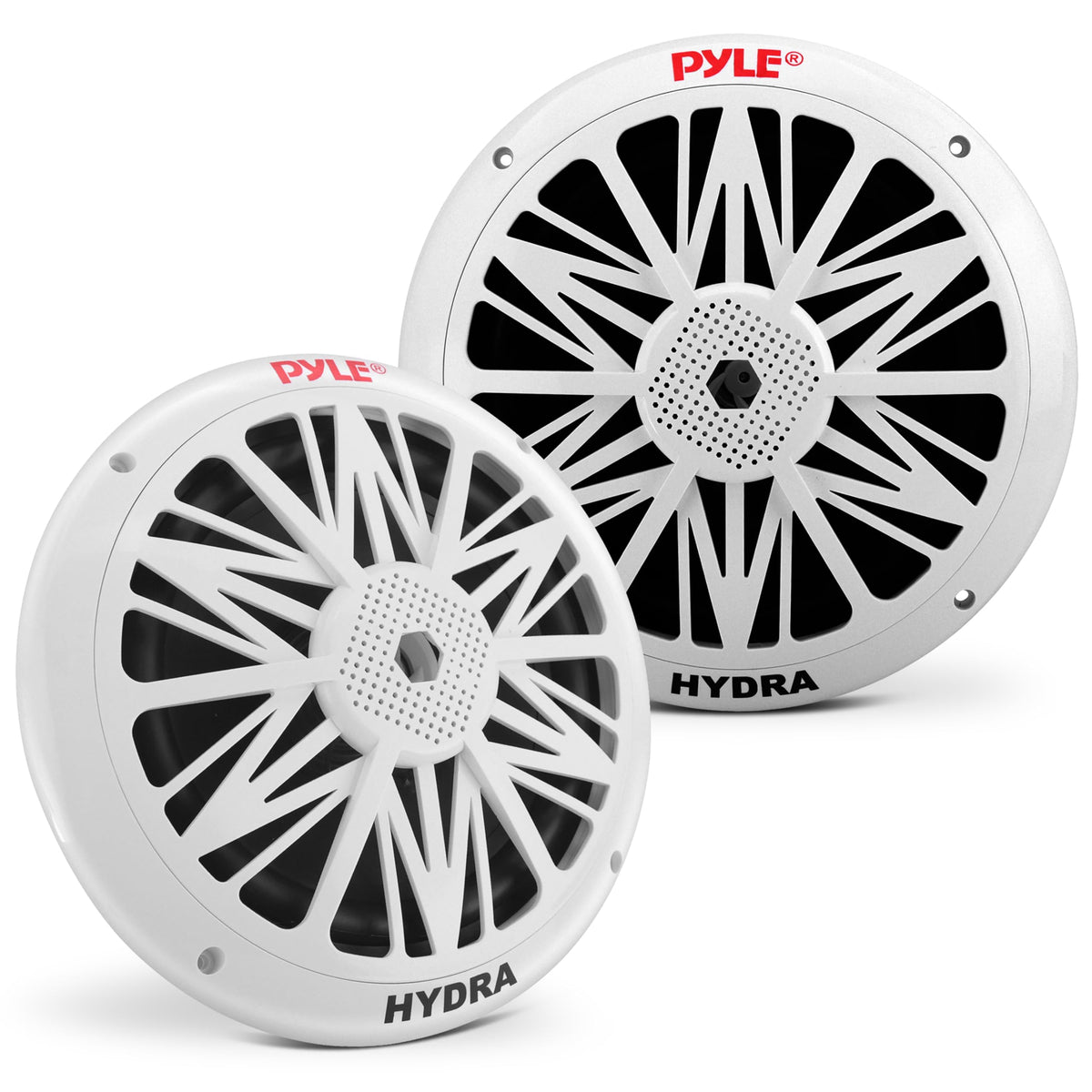 Altavoces Marinos Pyle Blancos Dobles Resistentes 300W