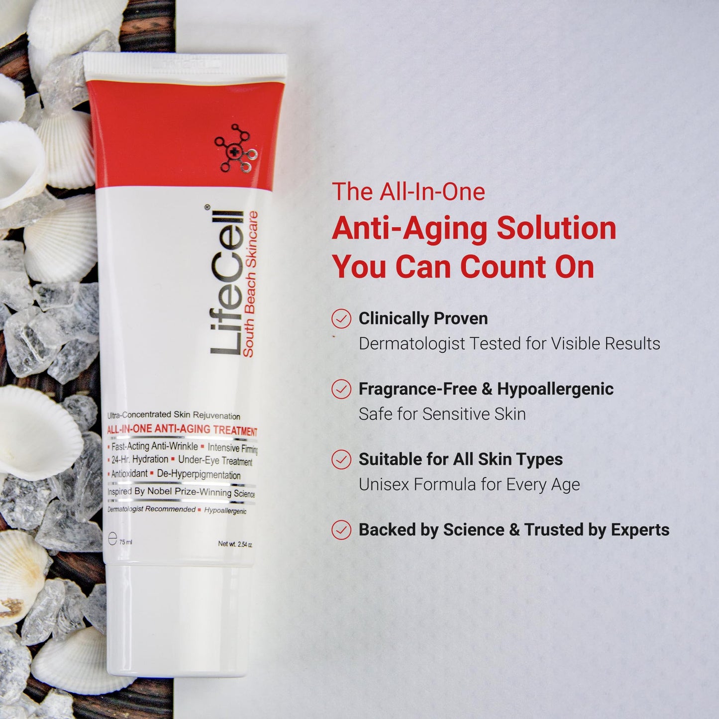 South Beach Skincare All In One Anti-Aging Treatment 2.54 oz