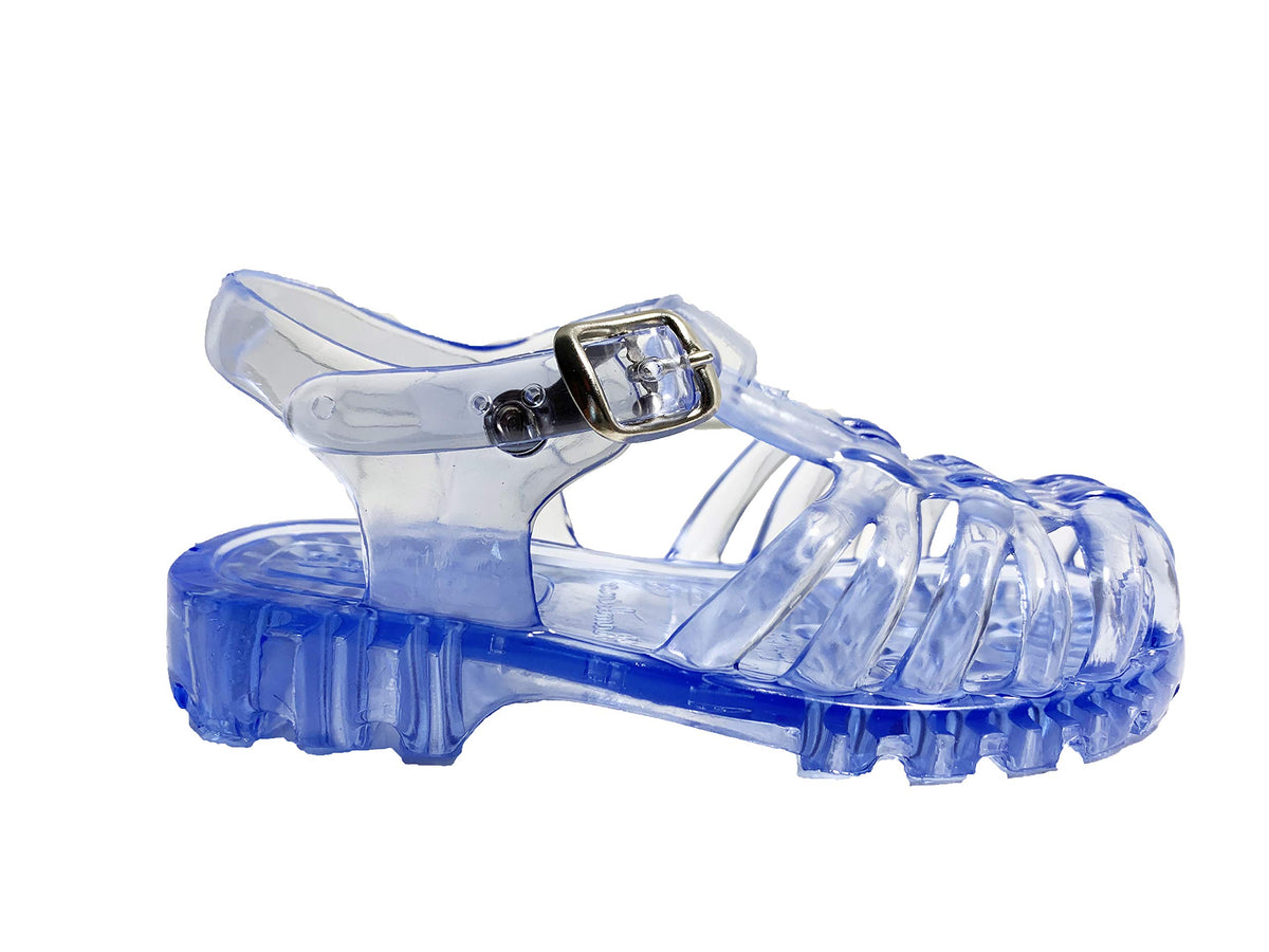 Sandak Huarache de Plástico para Niño Entrenador para Ir al Baño, Azul, 14