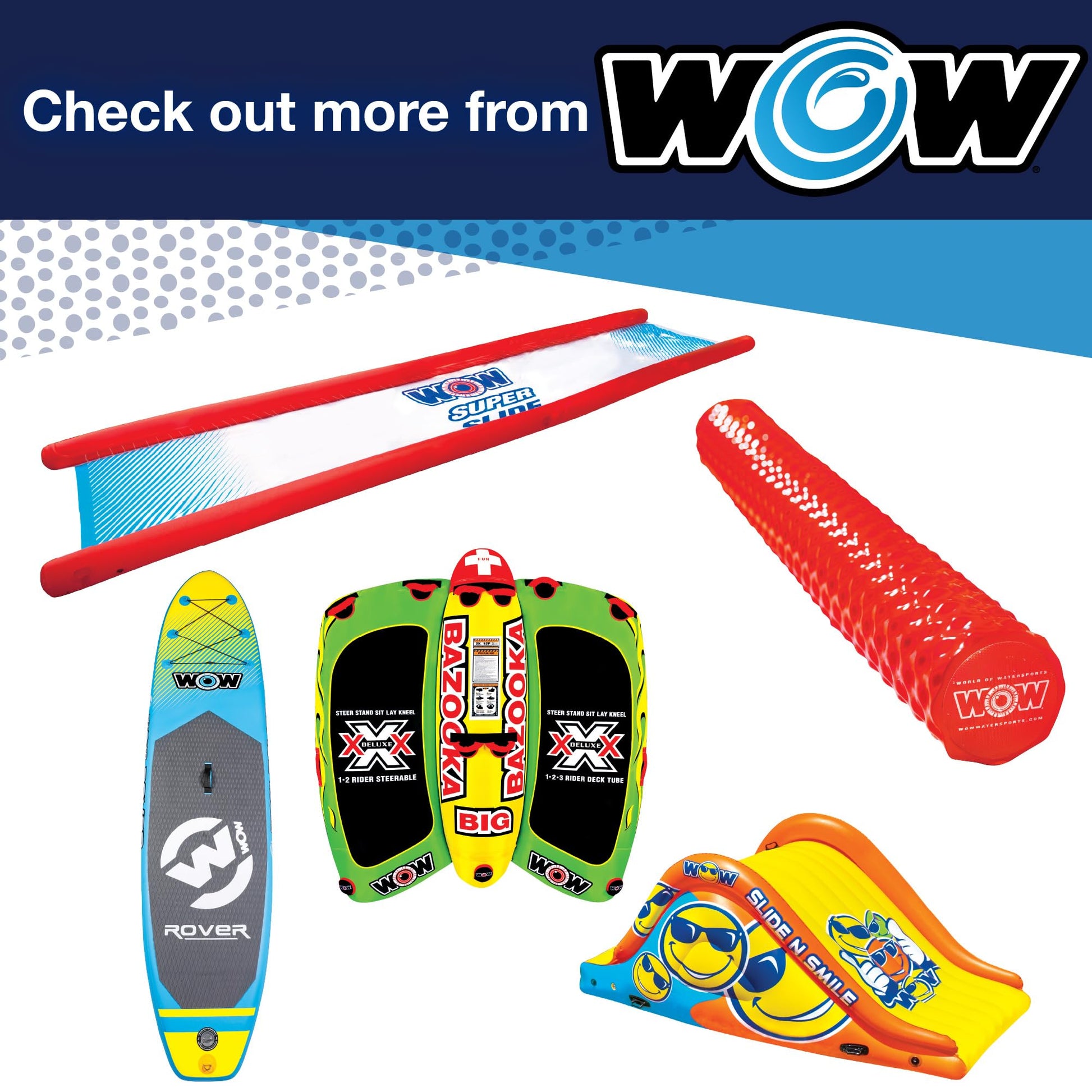 Cuerda de Remolque WOW Sports World of Watersports 4k con Boya de Espuma Flotante de 60 Pies para navegación