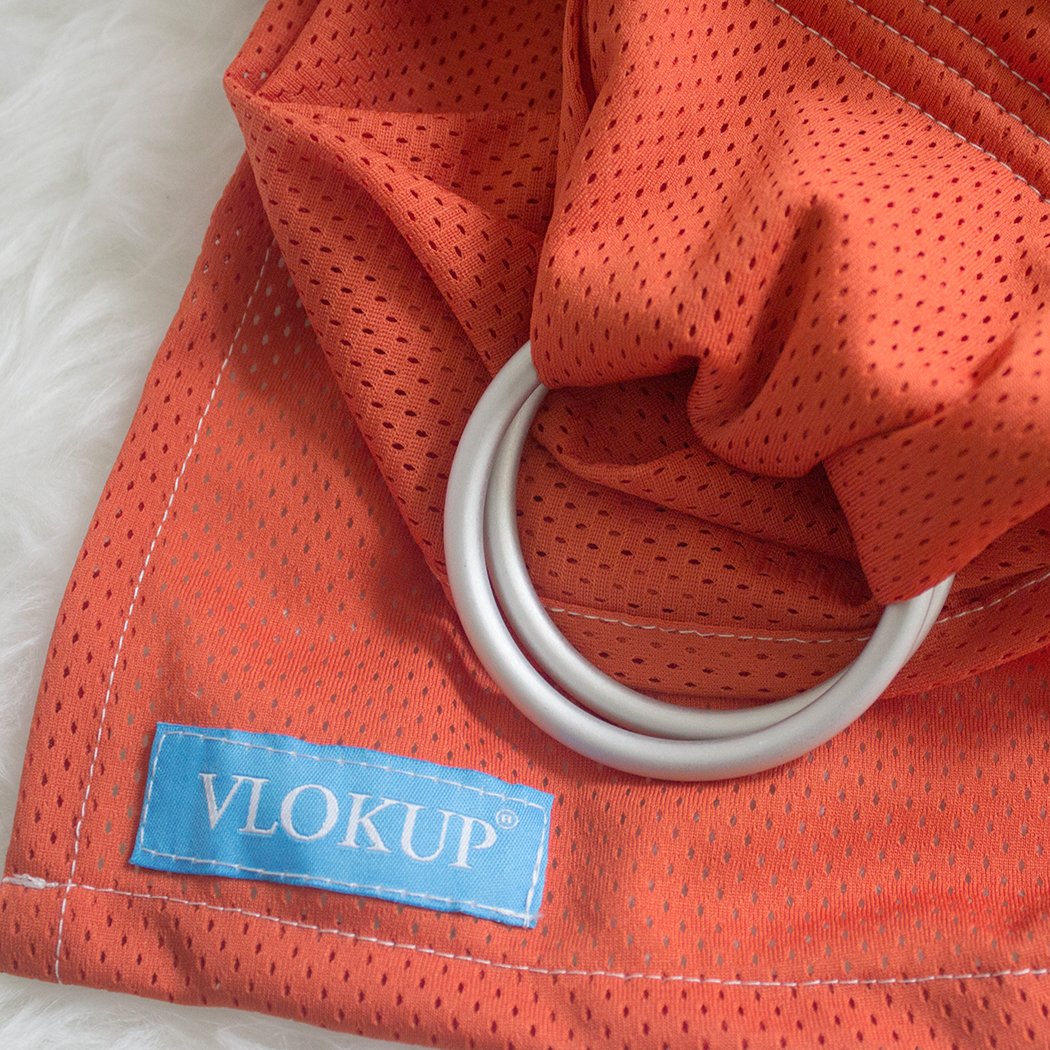 Vlokup - Bolsa de malla transpirable para bebé, recién nacidos, niños y niños pequeños, ideal para verano, natación, piscina, playa, ideal para papá demasiado naranja