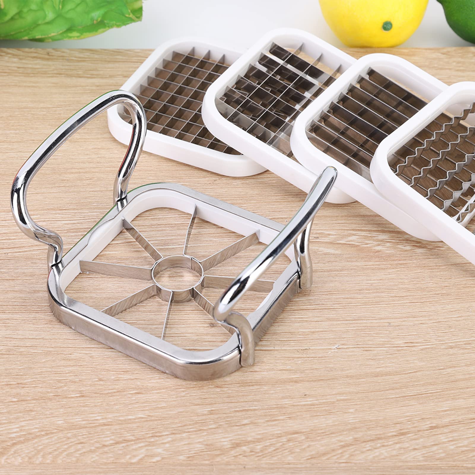 Cortador de Papas de Acero Inoxidable 5 en 1 para Cocina