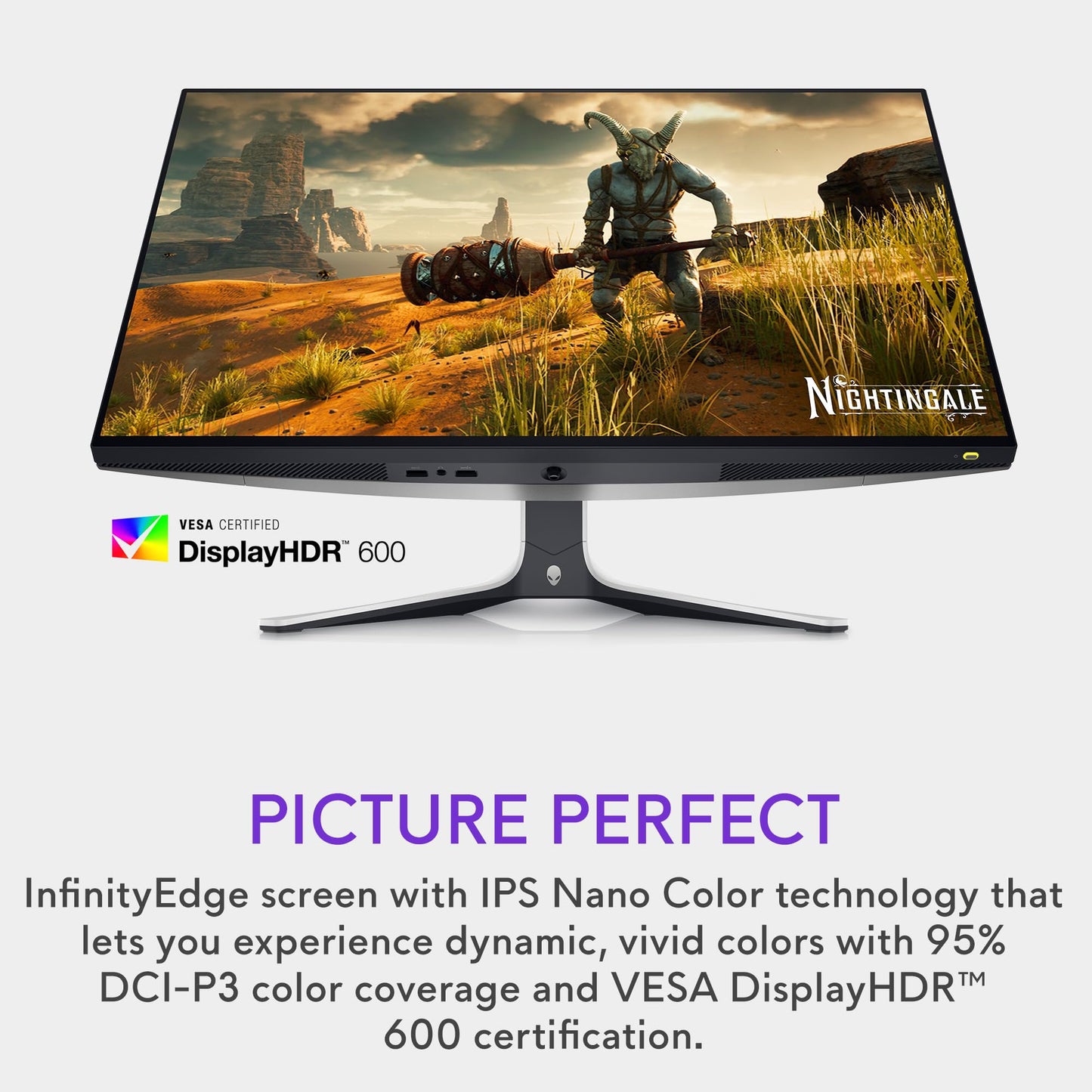 Alienware Monitor Gaming 27" AW2723DF QHD HDMI CP USB 280Hz Nvidia GSync FreeSync Premium Pro