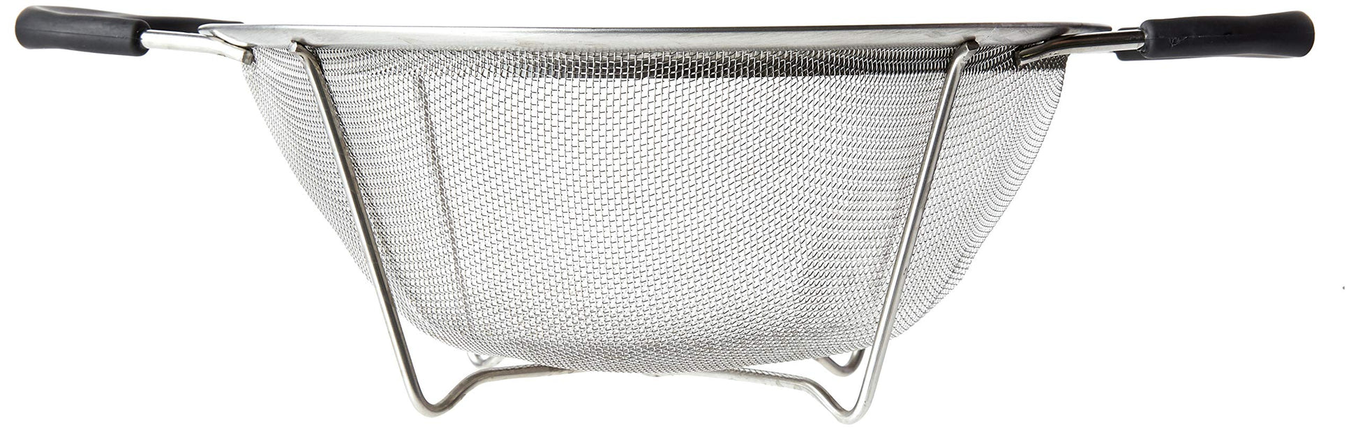 Colador Excelsteel Malla Fuerte con Mangos Santoprene 9 Pulgadas