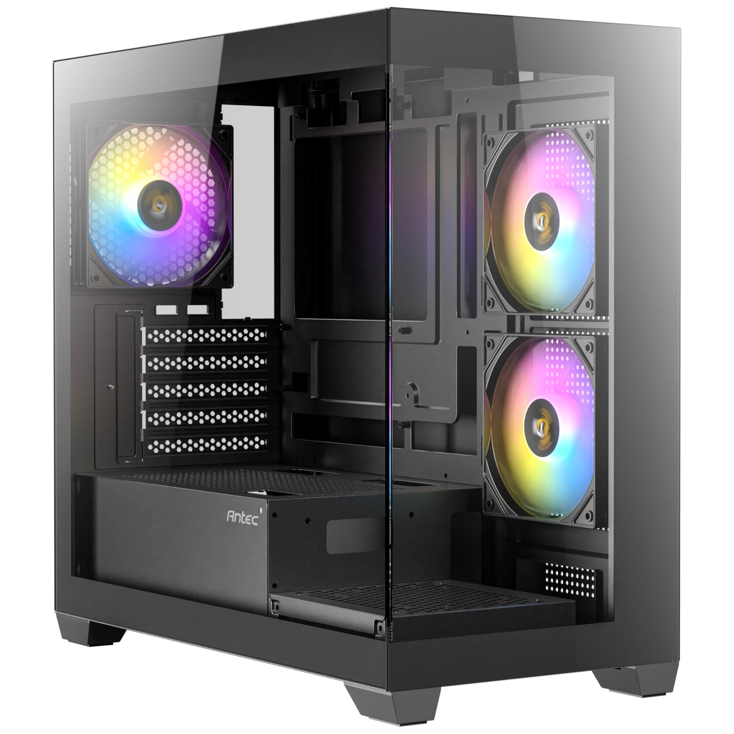 Antec Gabinete CX300 ARGB, Mid Tower, ATX, Micro-ATX, ITX, 4X Ventiladores, Negro