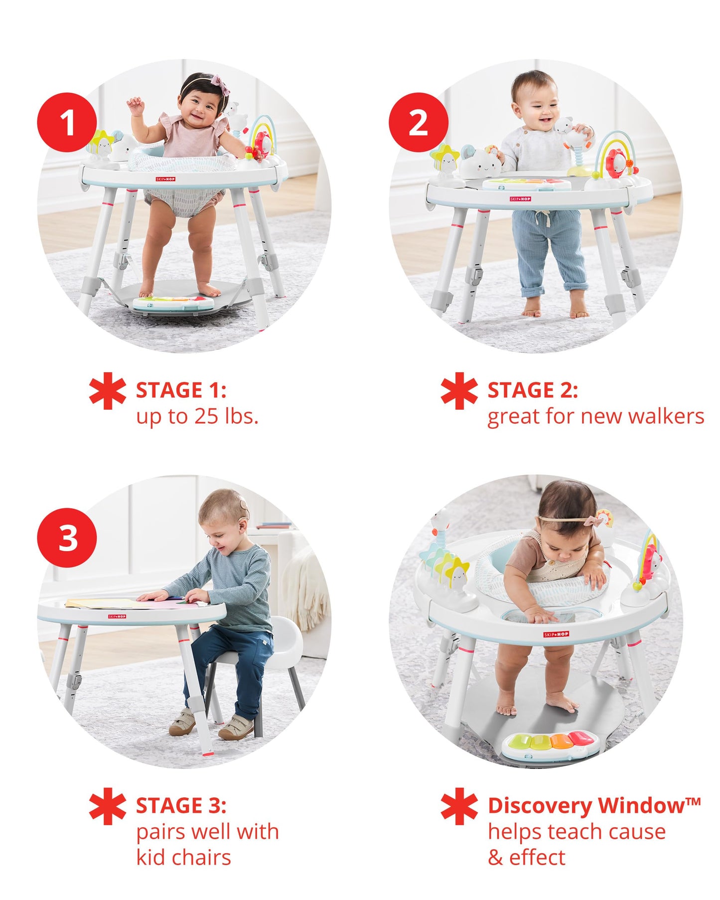Centro de Actividades Skip Hop Silver Lining Cloud Interactivo para Bebés