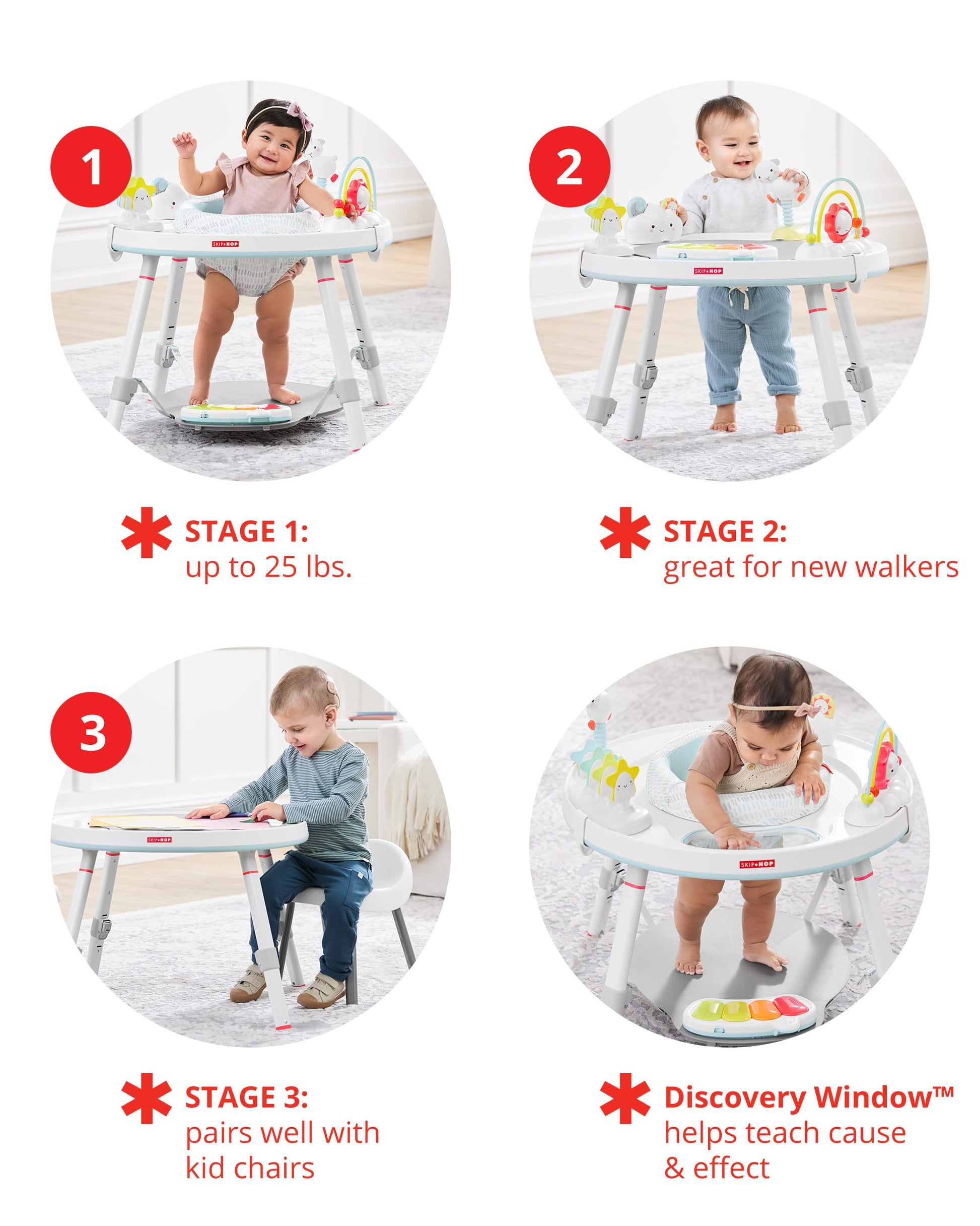 Centro de Actividades Skip Hop Silver Lining Cloud Interactivo para Bebés