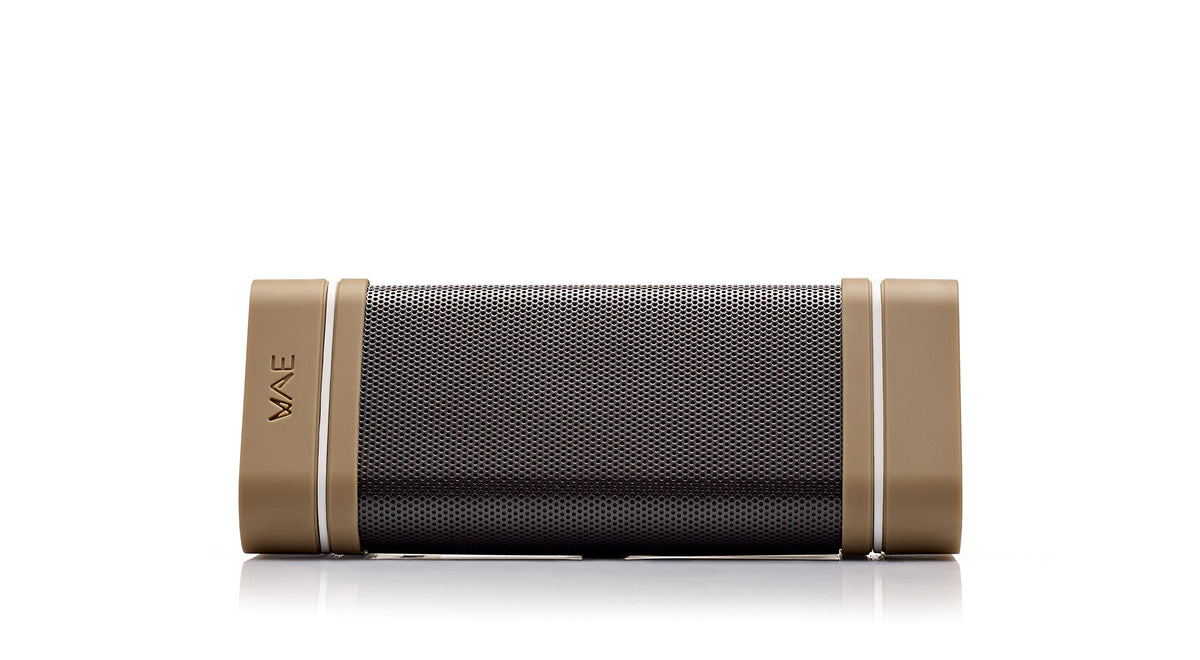 Altavoz Bluetooth Hercules WAE Antracita y Camel Claro con Soportes