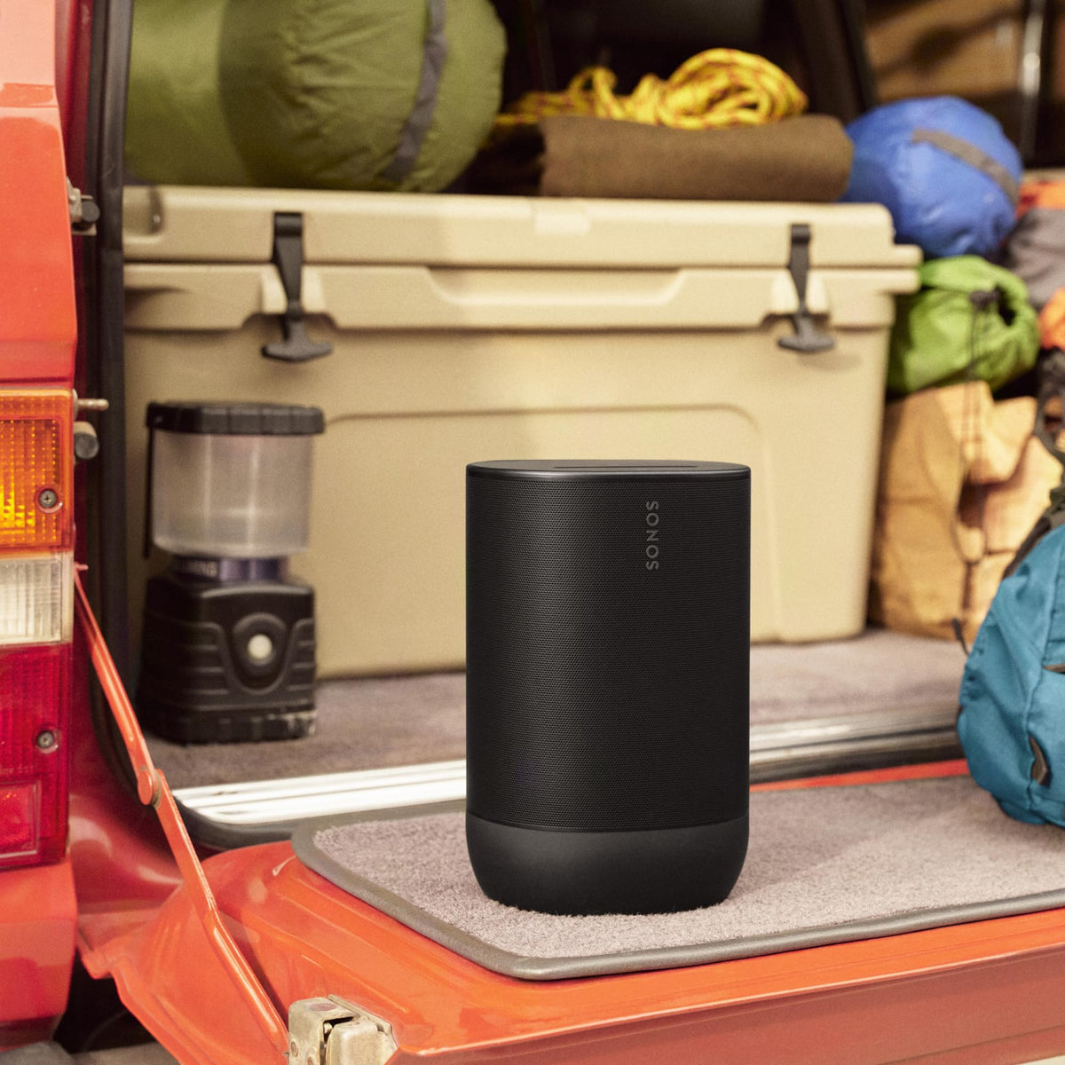 Bocina Portátil Sonos Negra con Sonido Estéreo Potente y Conectividad Wi-Fi y Bluetooth