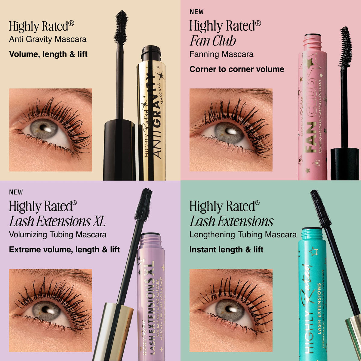 Milani Highly Rated Mascara - Brown, Length and Lift, Clump-Proof, Smudge-Proof 16HR Wear
