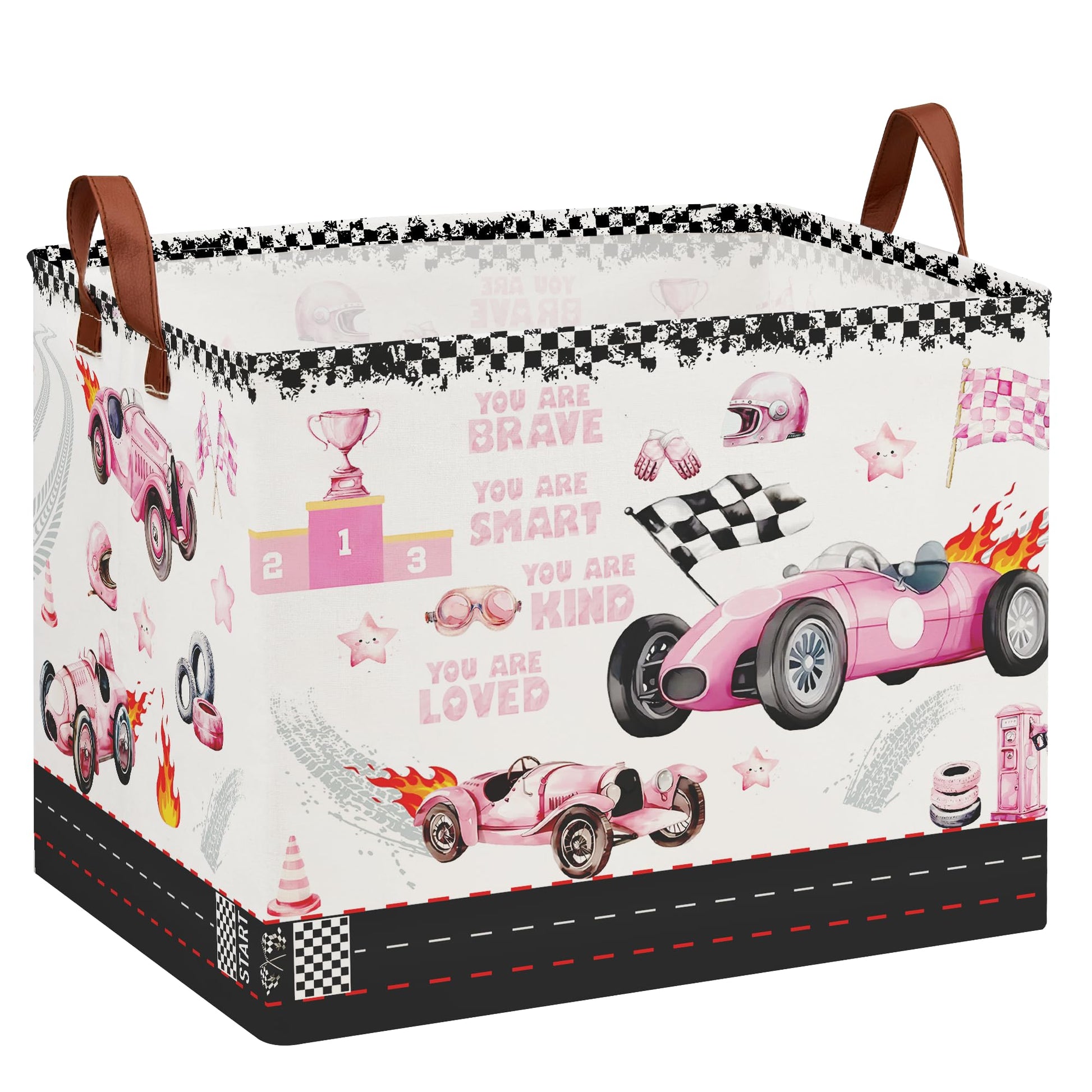 Coche de carreras (coche de carreras - coche rosa clásico)