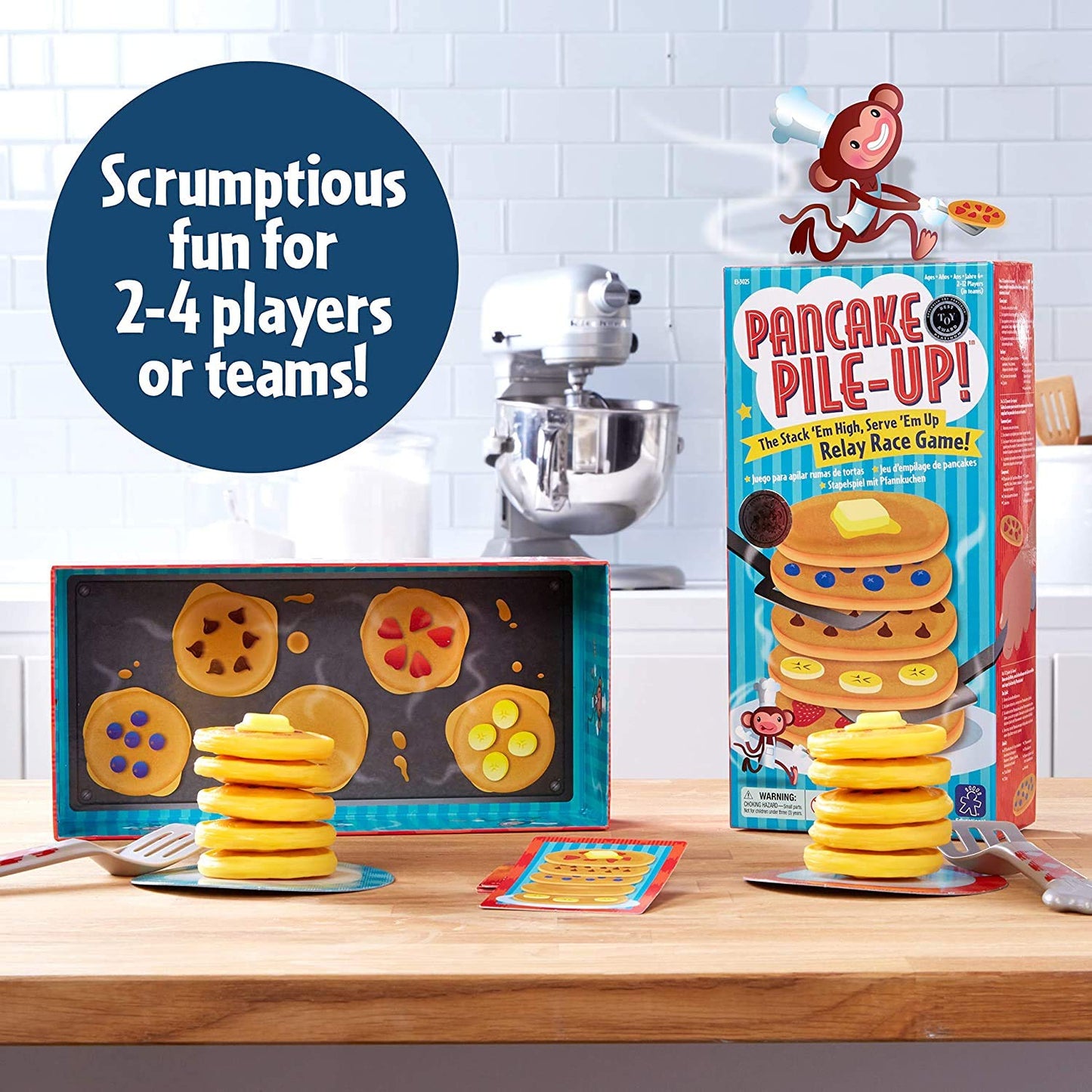 Educational Insights Pancake Pile-Up! Juego de relé