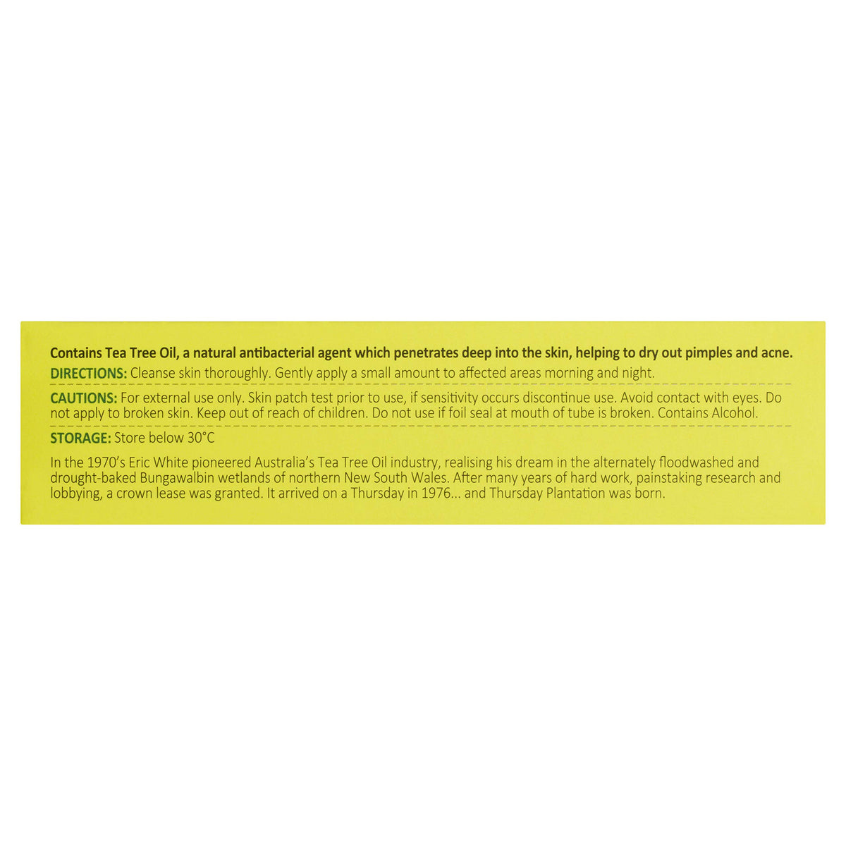 Gel Medicinal para el acné Thursday Plantation Tea Tree 25g