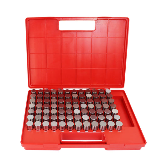 HFS(R) - Juego de calibradores de pasadores de acero Minus M7 con estuche de plástico para carpinteros y mejoras para el hogar, 84 piezas
