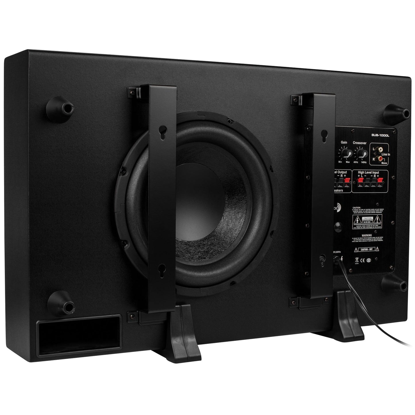 Dayton Audio SUB-1000L Low-Profile Powered Subwoofer, 100W , 10"