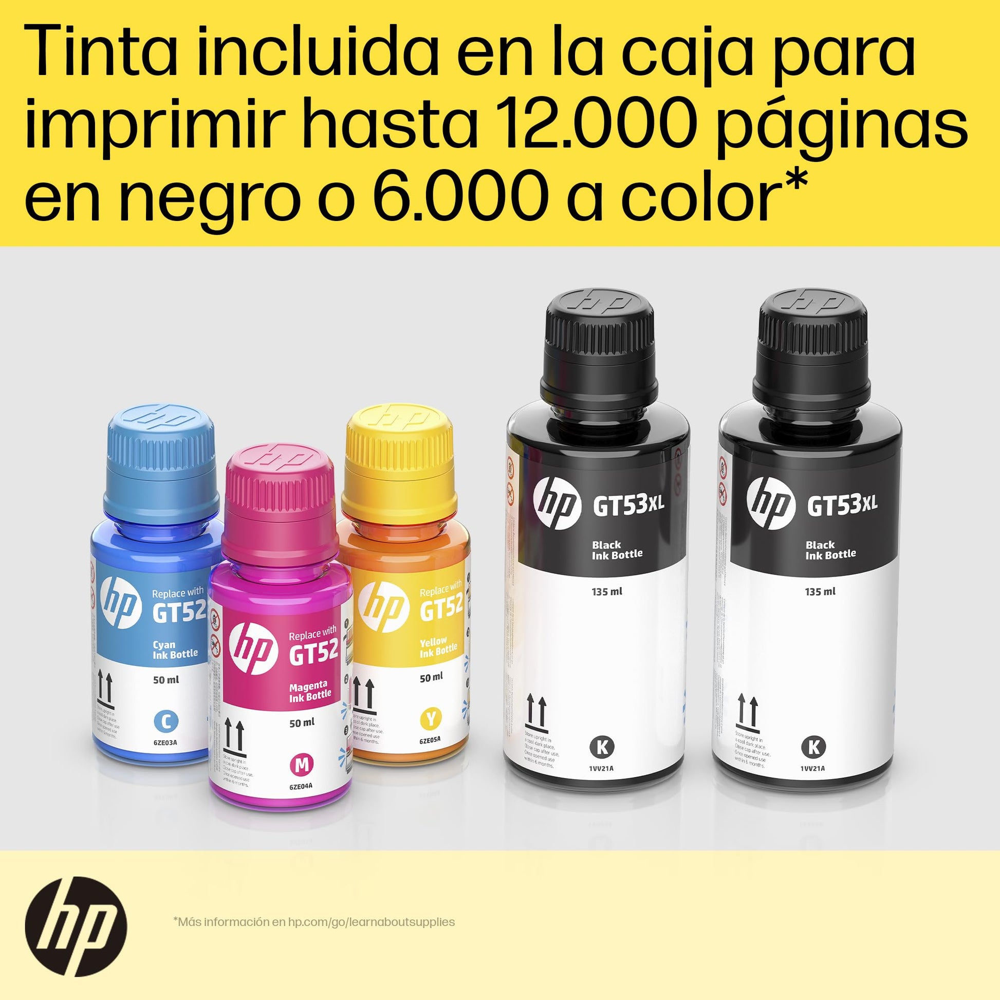 HP Impresora Smart Tank 210, Tinta Continua, Color, Wi-Fi,USB, Bluetooth, Dúplex (Doble Cara) Manual, Impresión Smart App, hasta 2 años de Garantía* (3D4L3A)