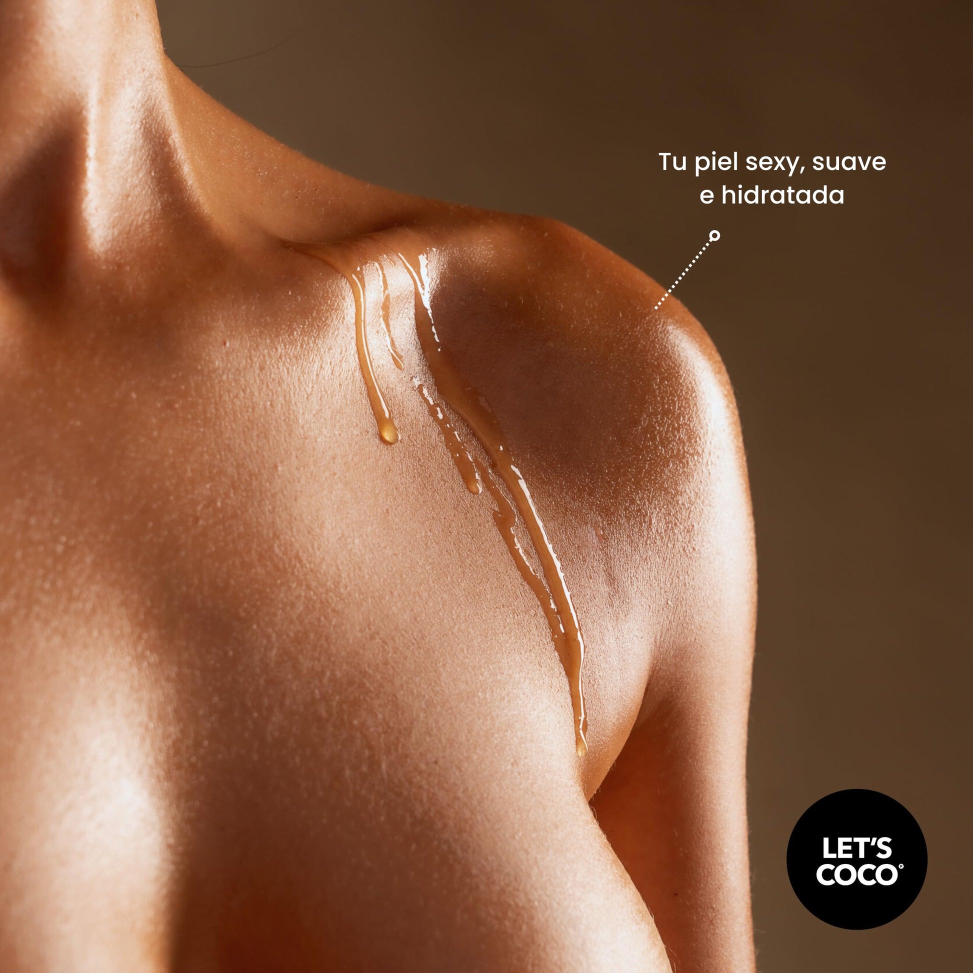 LET'S COCO | Golden Body Oil - Reafirma, hidrata e ilumina, Skin Let's Coco - Aceite de Jojoba y Sándalo Para Uso en Todo el Cuerpo, Hidrata y tonifica tu piel - Contenido Neto 100 ml - Ideal para viaje