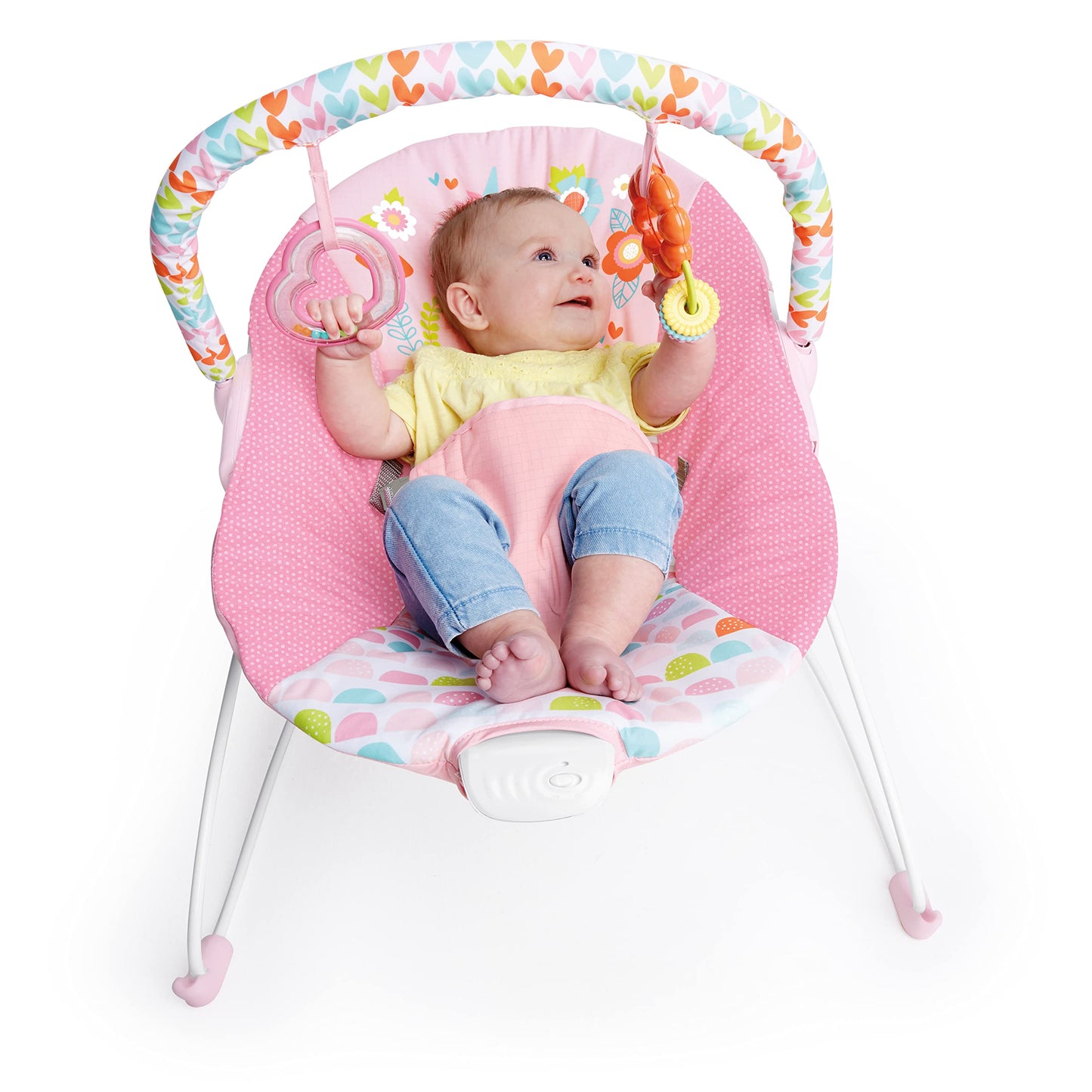 Bright Starts Fanciful Fantasy Vibrating Bouncer with Toy bar
