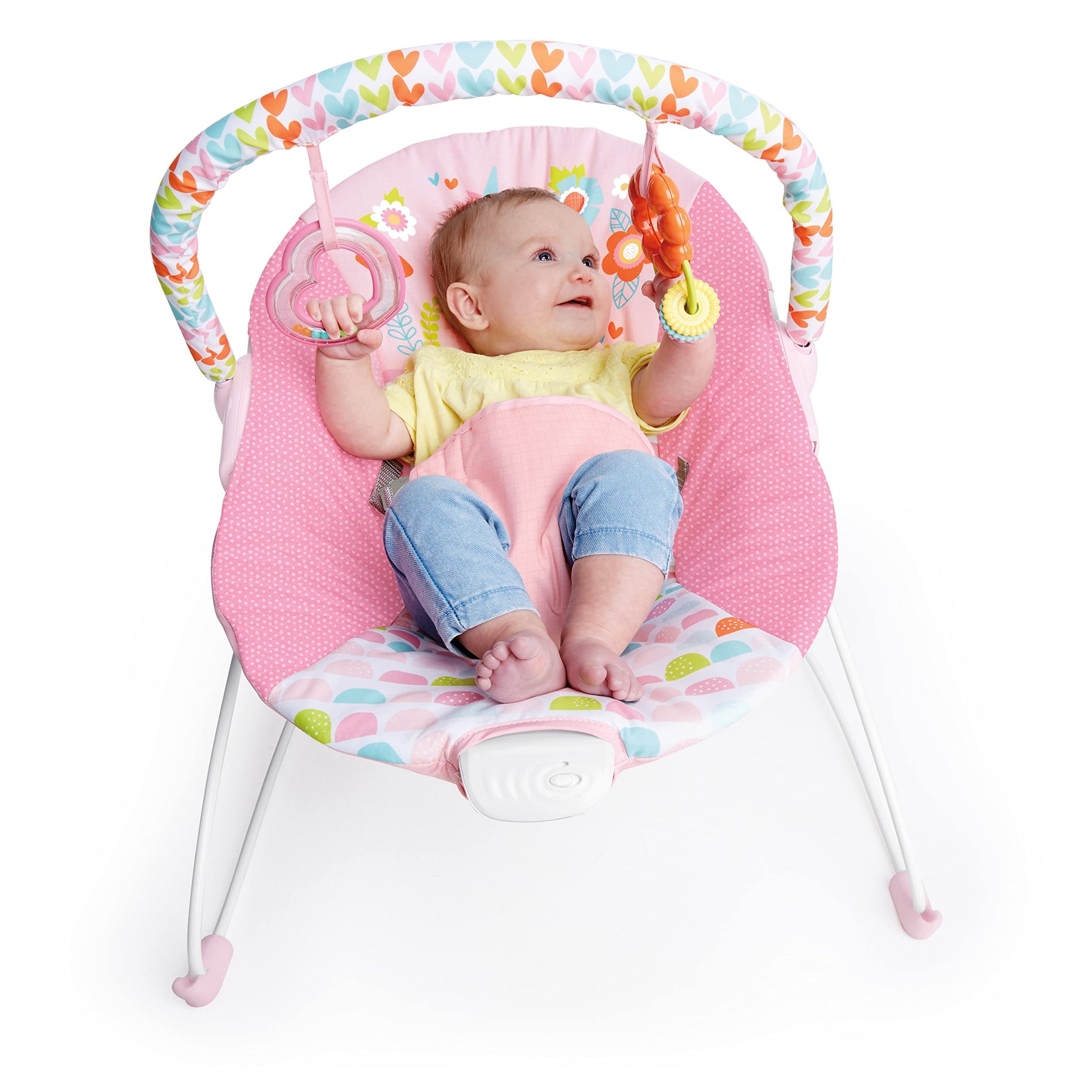 Bright Starts Fanciful Fantasy Vibrating Bouncer with Toy bar