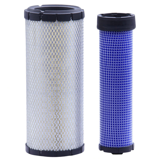 KOSSEL AS-8602 Filtro de aire (H&V) reemplaza P822768 + P822769, RE68048 + RE68049, AF25553, LAF8143, 46489, CA9246, AM129028, R1401-42280000008 , 12900 62-12560, RS3702+RS3703, 6666333+666634 (paquete de 1 juego)