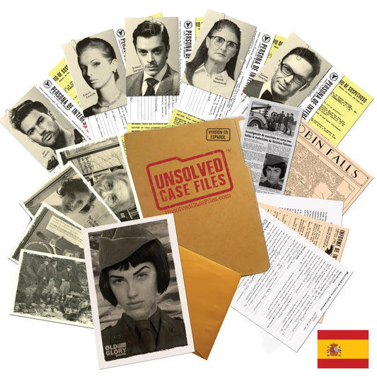 Juego de Caso Sin Resolver Unsolved Case Files Veronica Falcone Asesinato