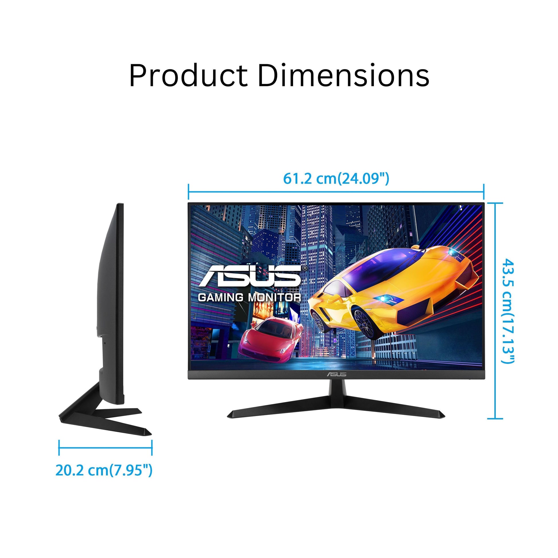 ASUS Monitor Gamer VY279HGR Eye Care Gaming 27 Pulgadas FHD (1920 x 1080)