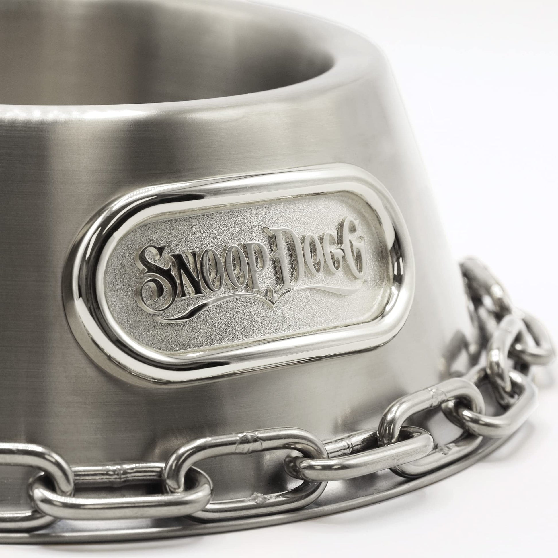 Tazón para Mascotas Snoop Doggie Doggs Acero Deluxe pequeño