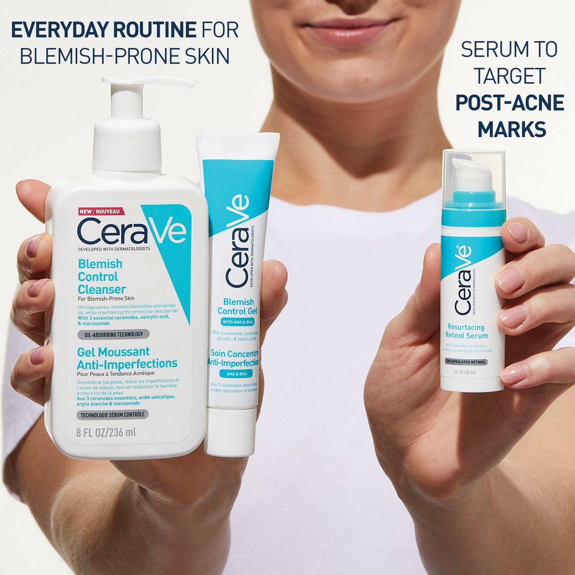 Cerave Serum Retinol Anti-Marcas Para Piel Grasa o Acne, 30ml