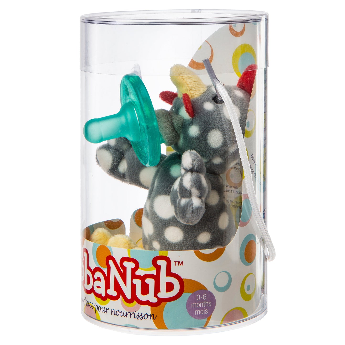 Mary Meyer WubbaNub - Chupete de peluche y chupete infantil, diseño de gallina rocosa