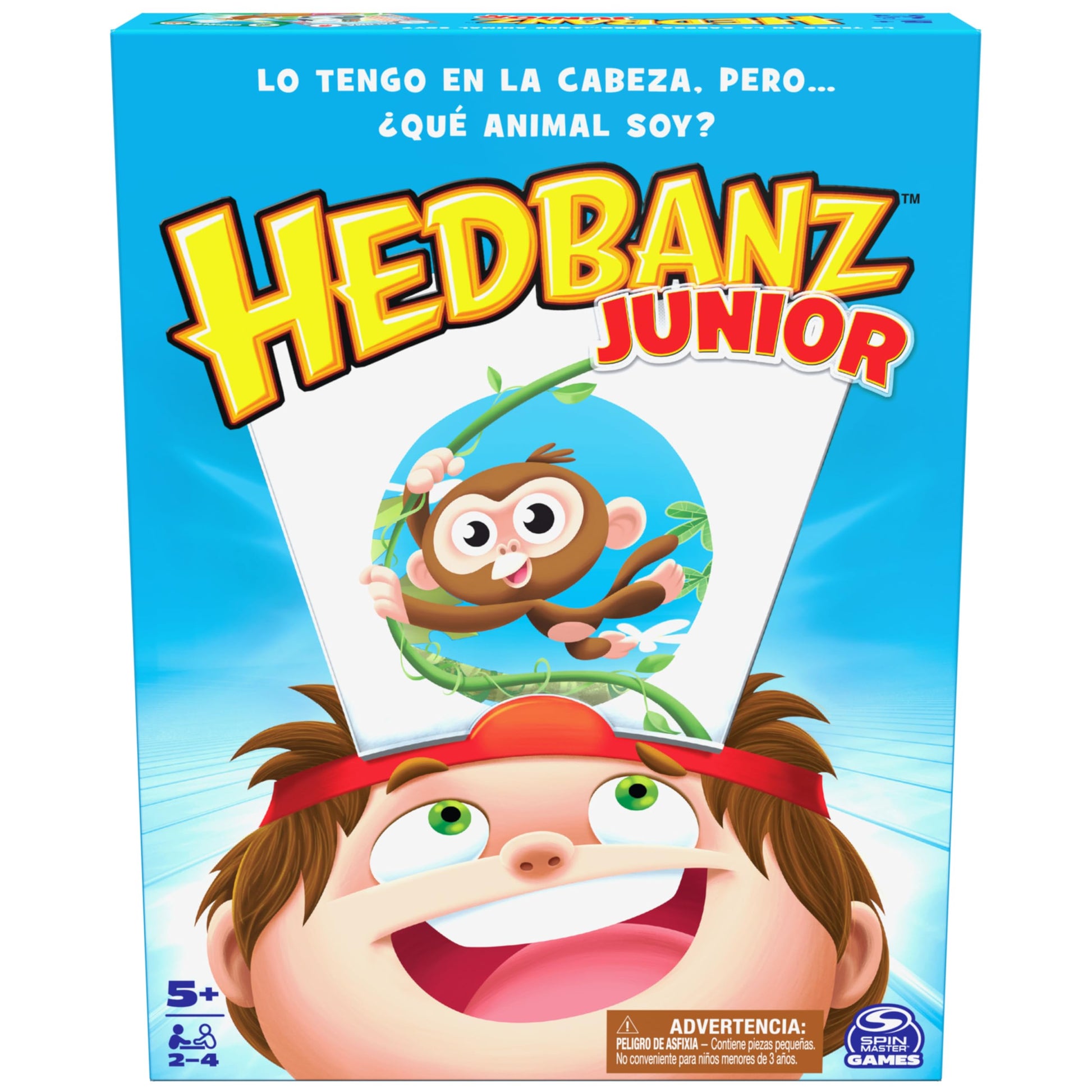 Games Spin Master, Juego de Mesa Hedbanz Junior para niños pequeños