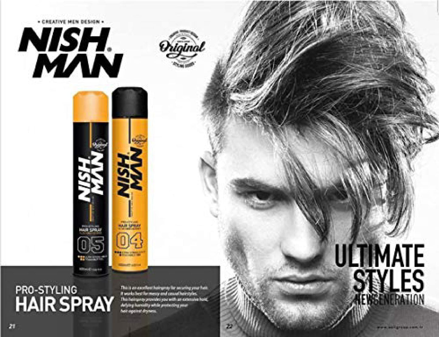Spray para el Cabello Nishman 05 Serie de Estilizado