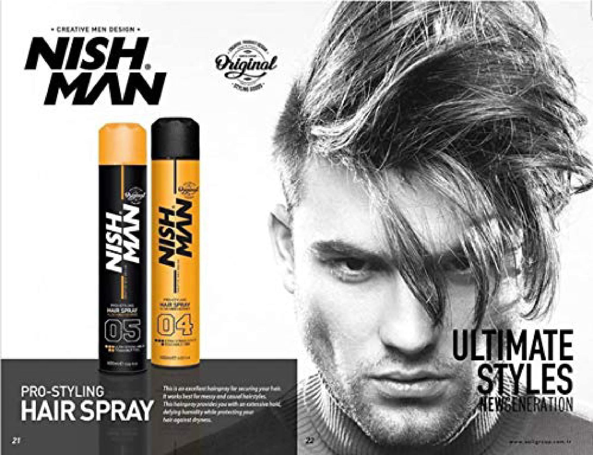 Spray para el Cabello Nishman 05 Serie de Estilizado