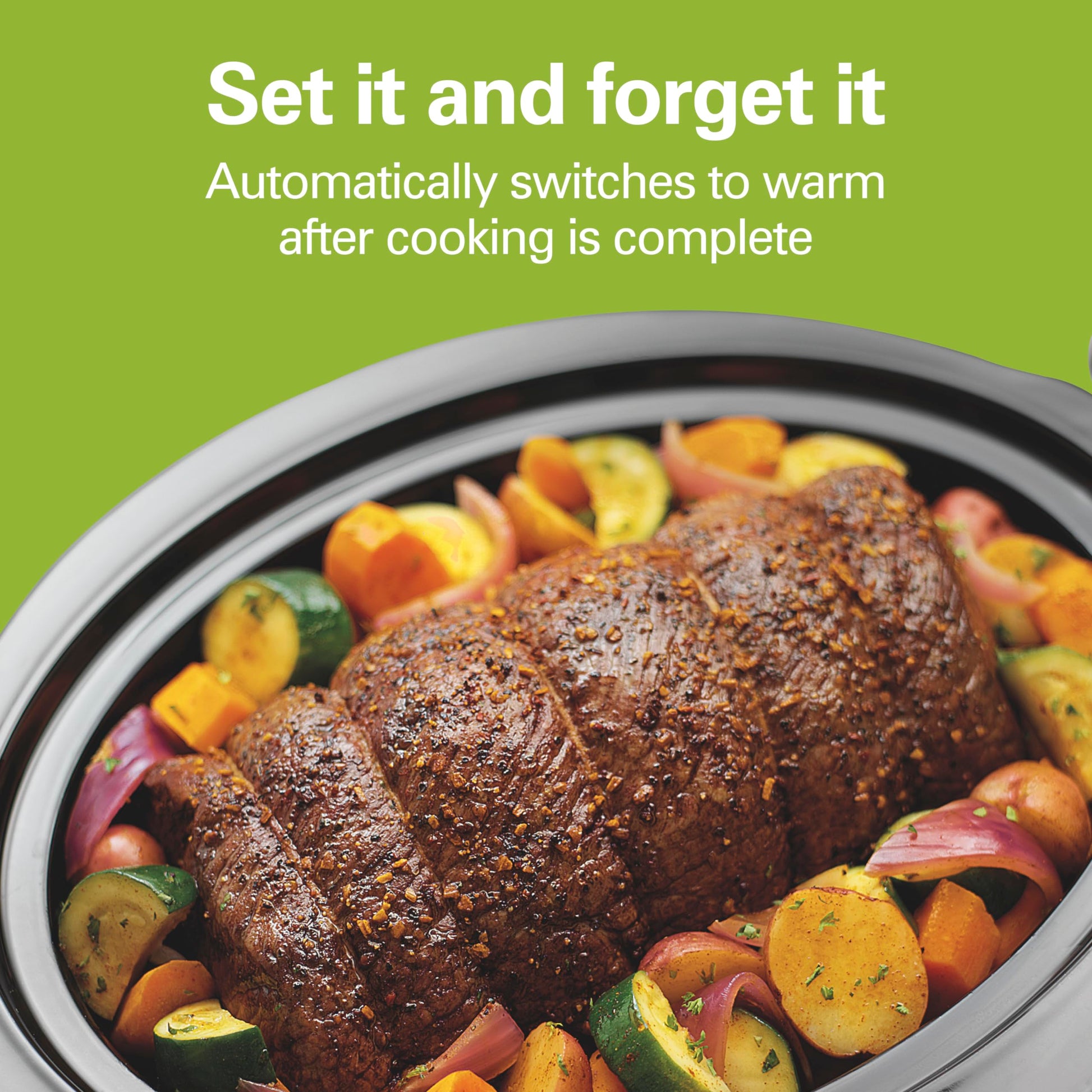 Hamilton Beach 33443 Slow Cooker, SILVER