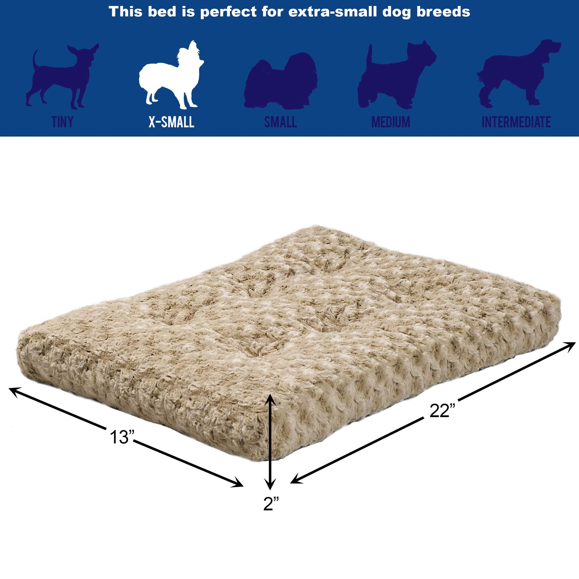 Cama para Mascotas MidWest Quiet Time Deluxe Tostado en Espiral