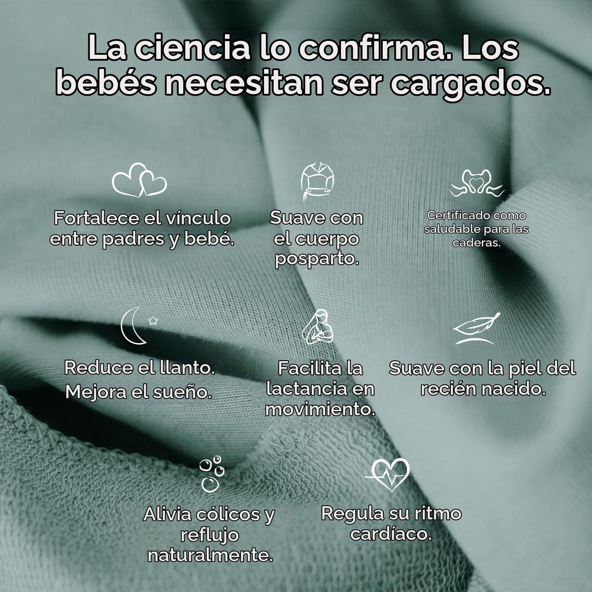 Boba - Portabebés original para recién nacidos (7-35 libras), suave, seguro, manos libres y ergonómico, ideal para una unión cómoda, nuevos padres (verde salvia)