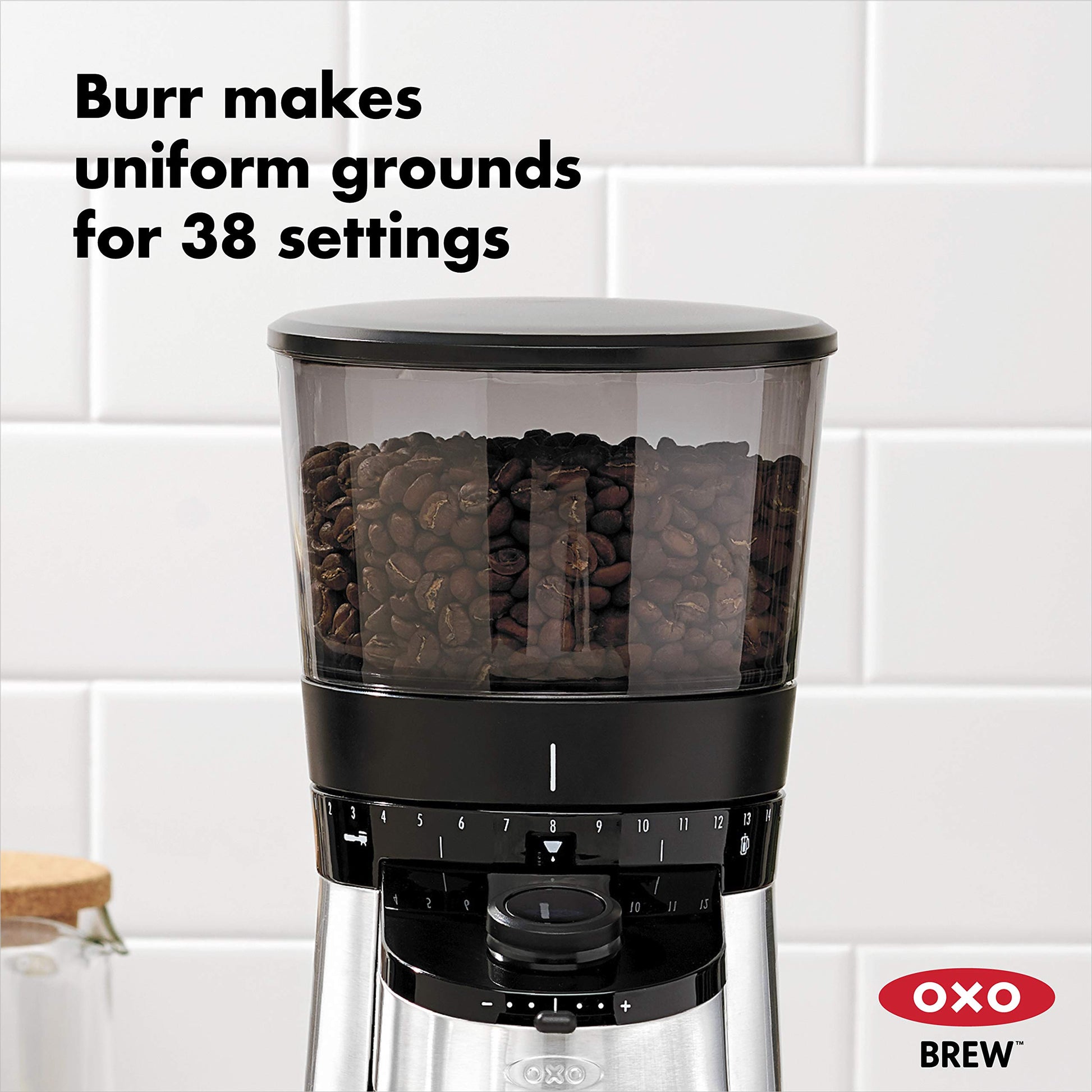Molinillo de Café Cónica Burr OXO con Escala Integrada