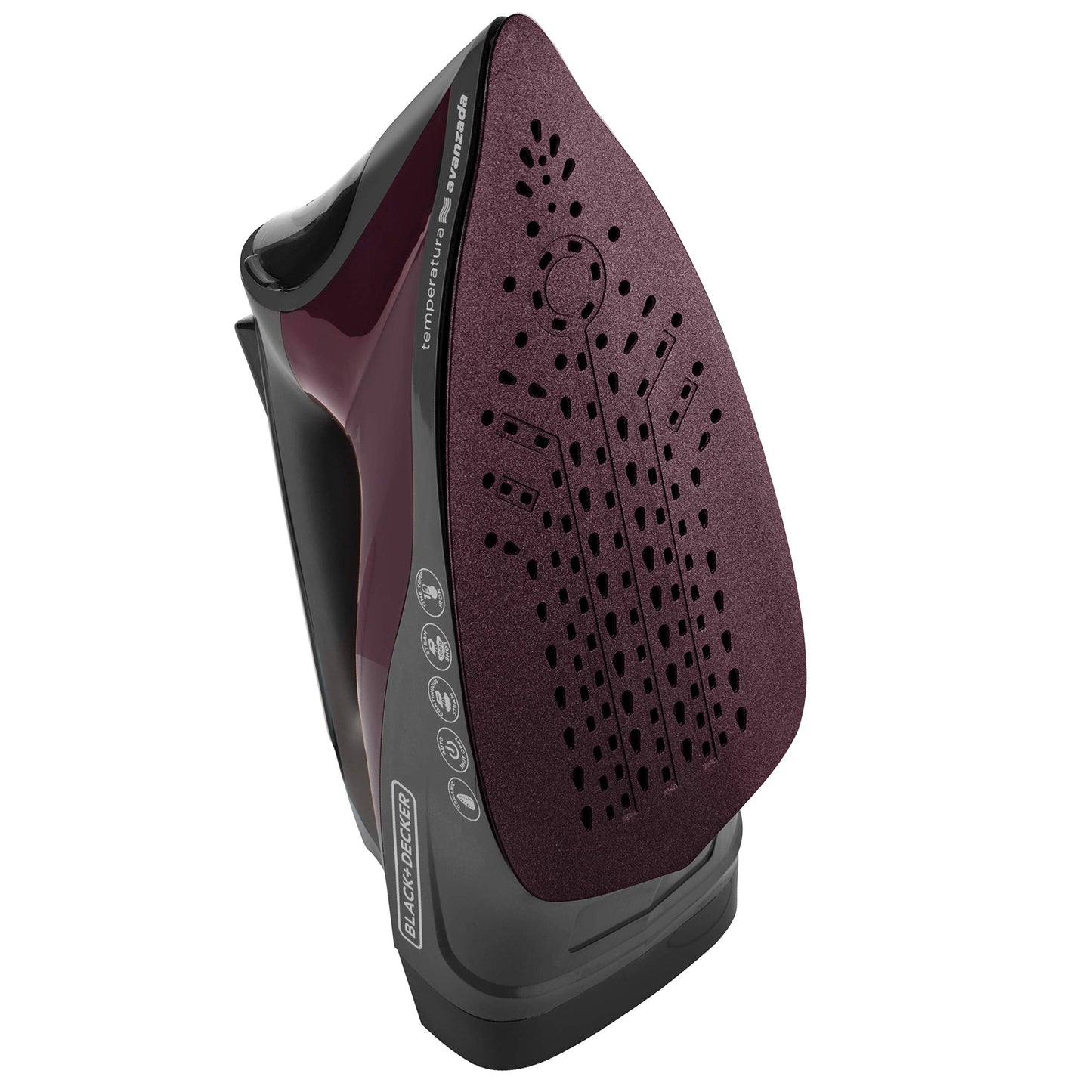 Plancha de Vapor Black + Decker Azul con Temperatura Avanzada y Máxima Protección contra Quemaduras