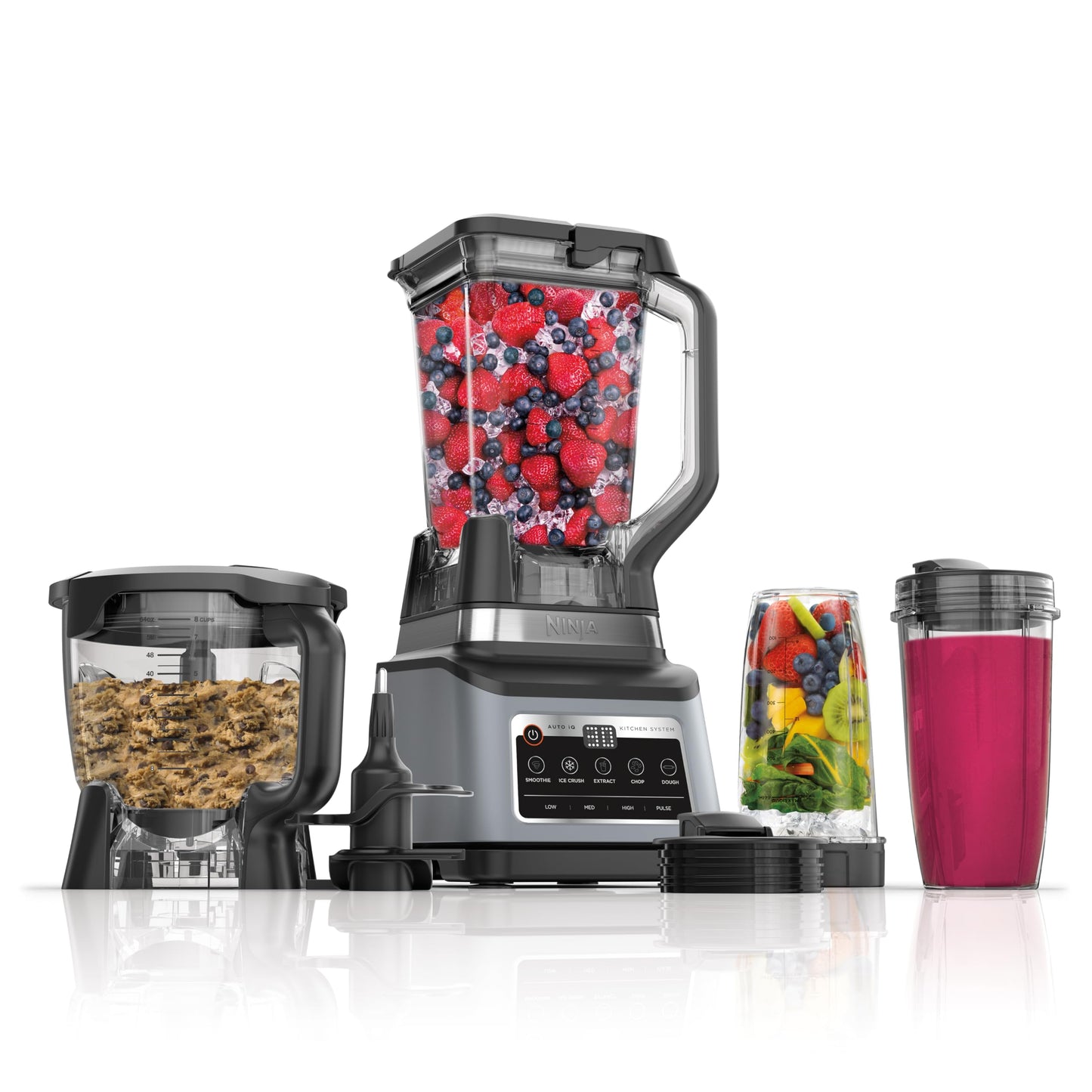 Sistema de Cocina 3 en 1 Ninja Negro con Set de Licuadora y 5 Programas